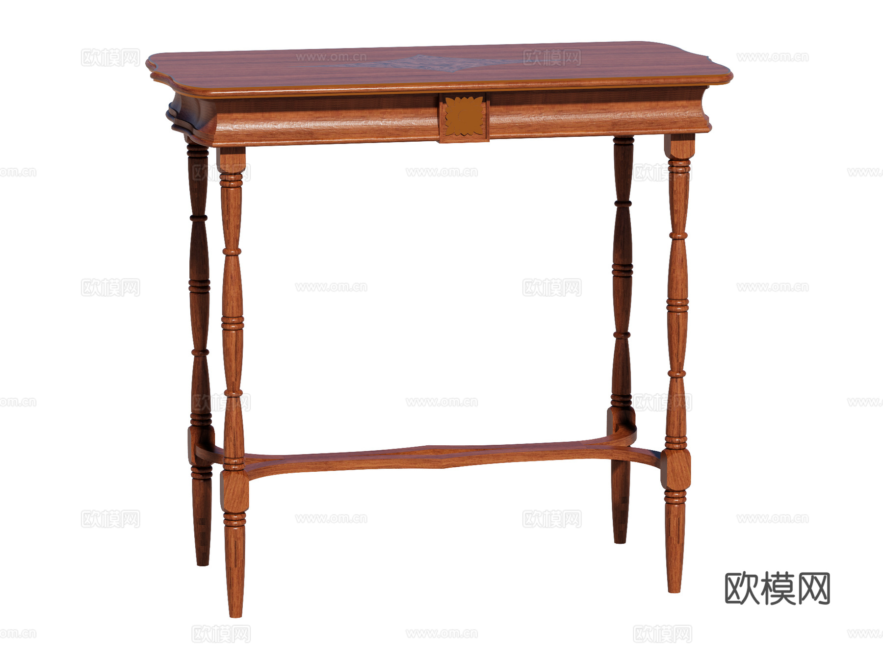 欧式复古端景台案台条案su模型