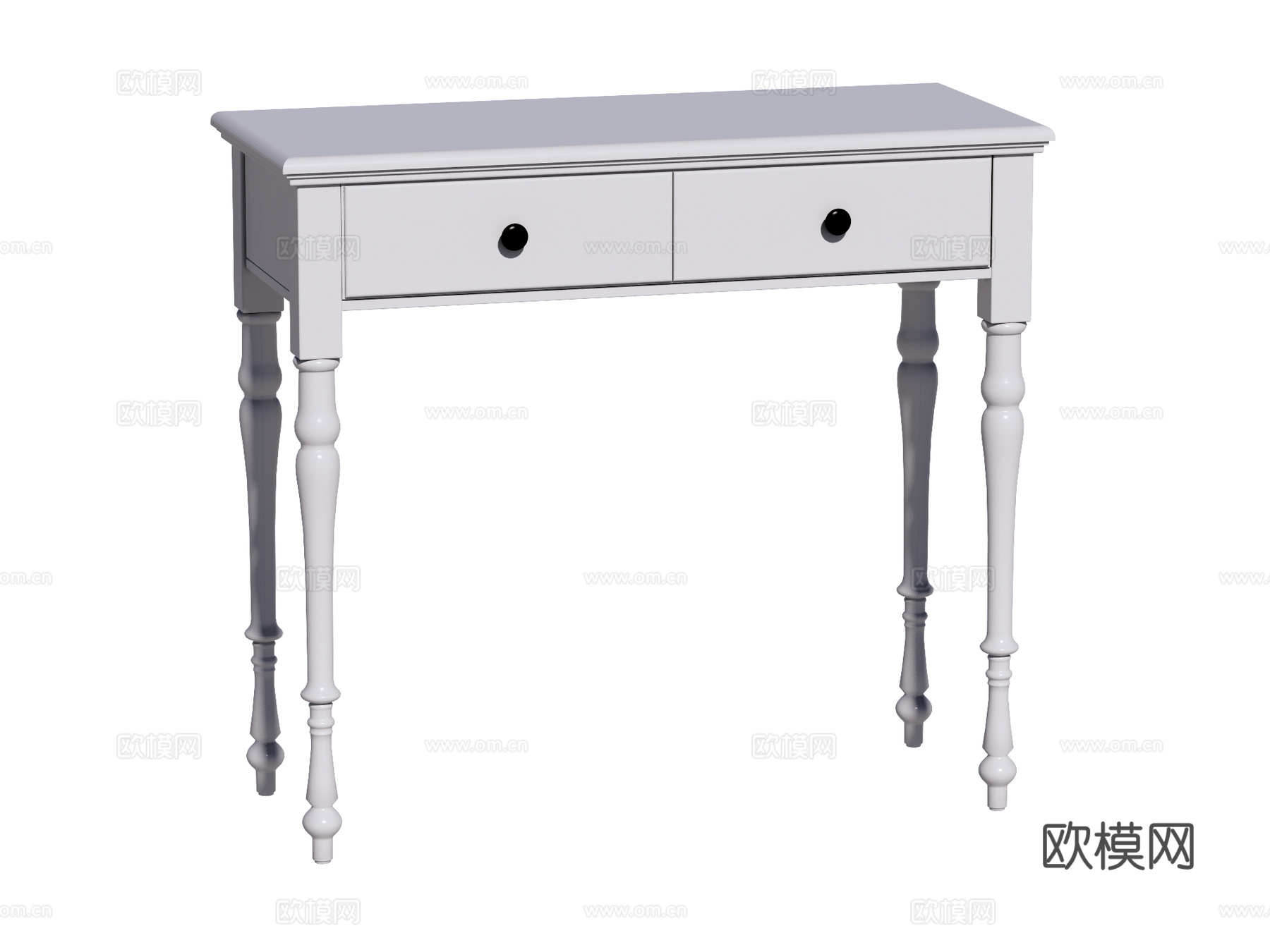 简欧端景台案台条案su模型