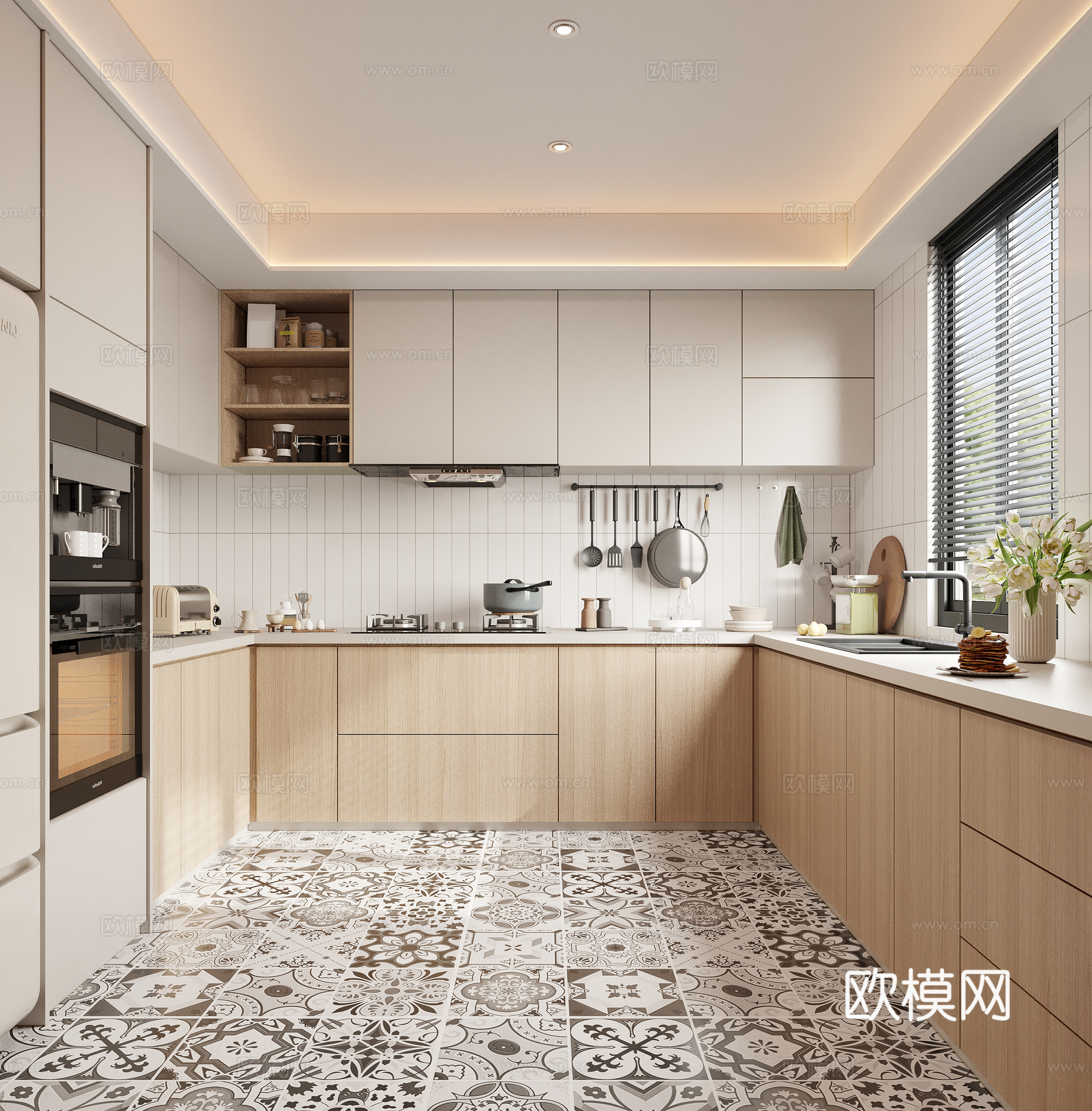 厨房厨具su模型