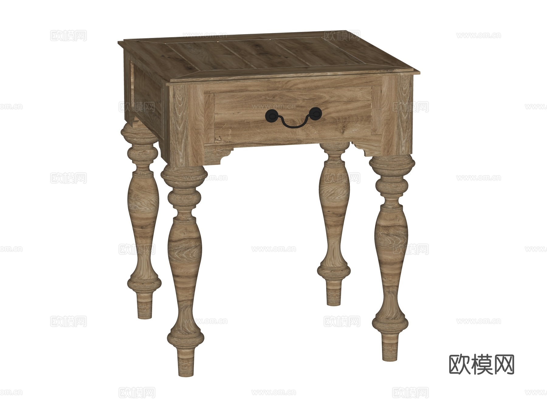 床头柜装饰柜角几边几su模型