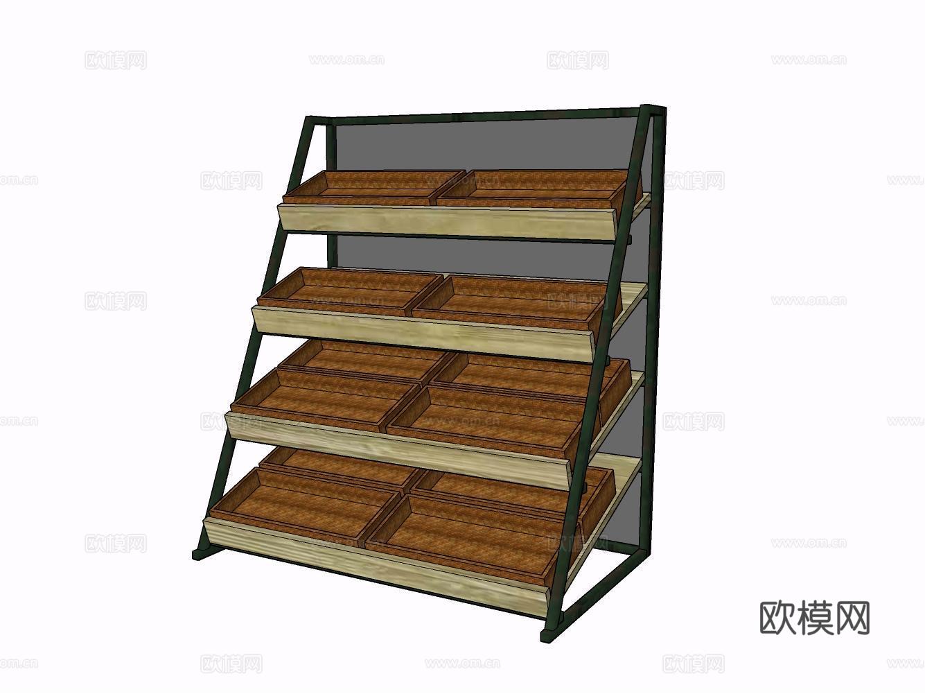 货架su模型