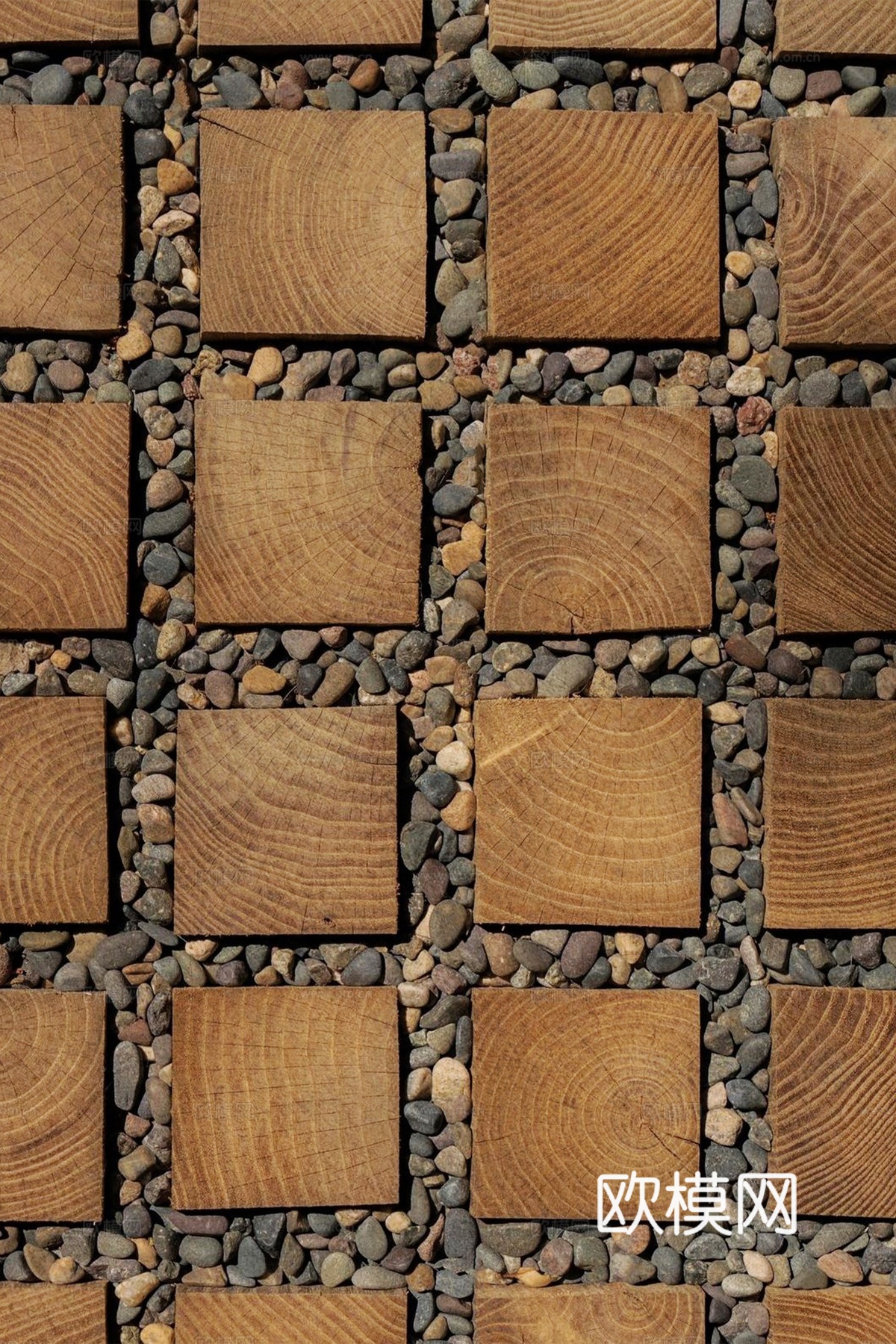 现代外墙面，地面