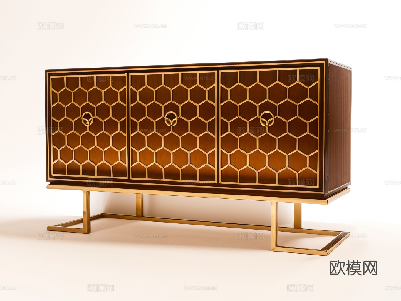 边柜饰品柜su模型