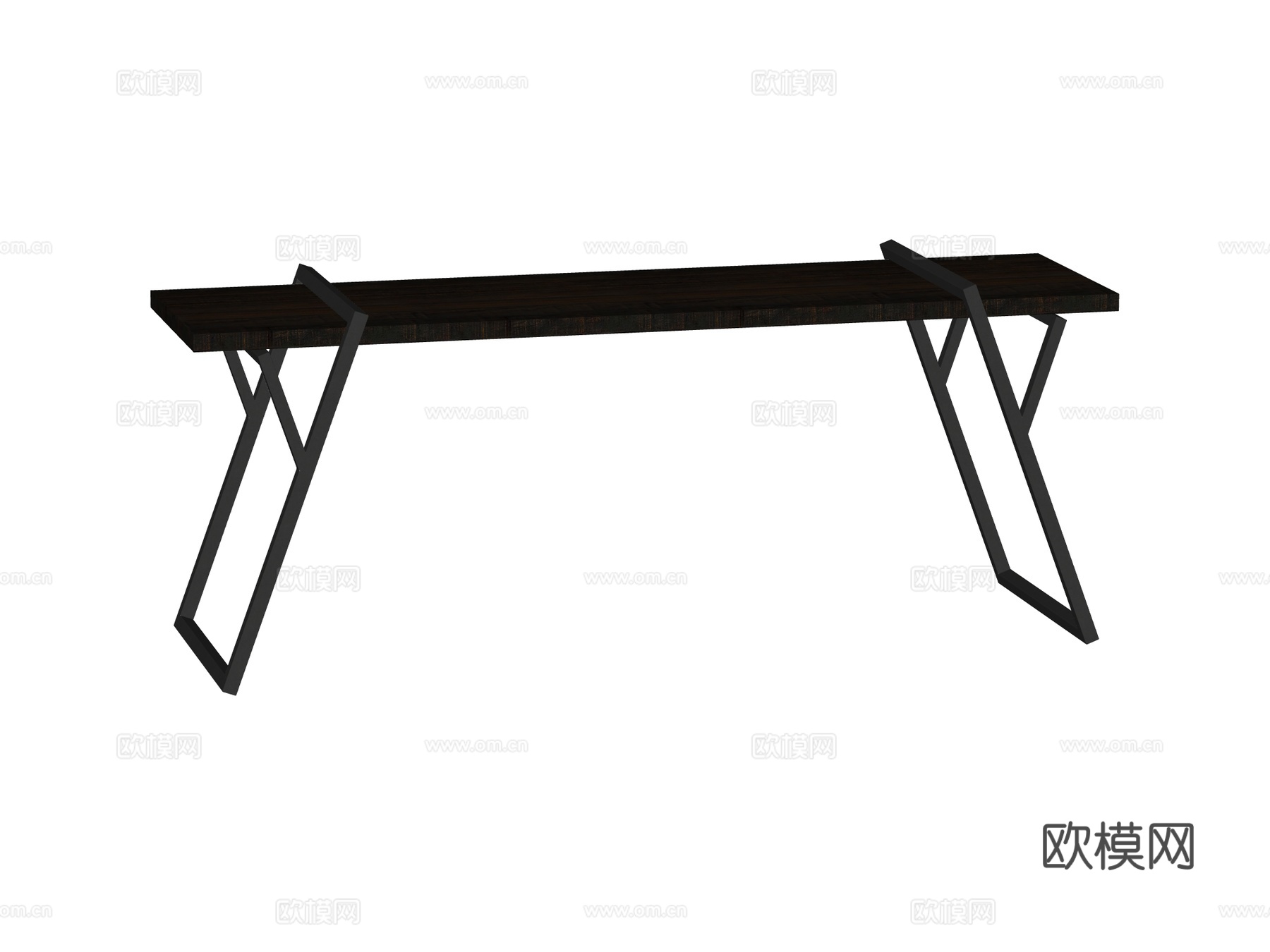 现代端景台案台条案su模型