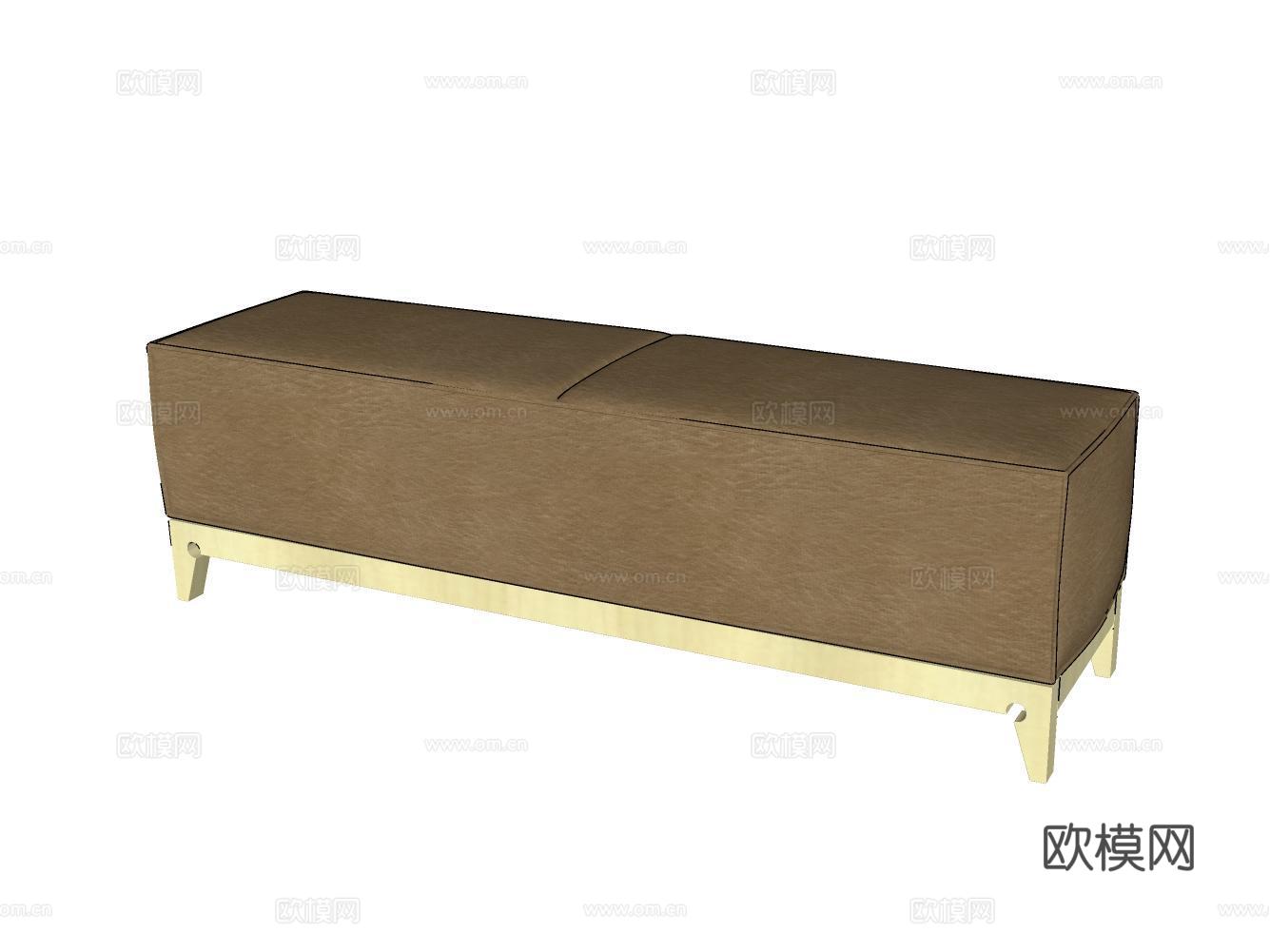 单人沙发su模型