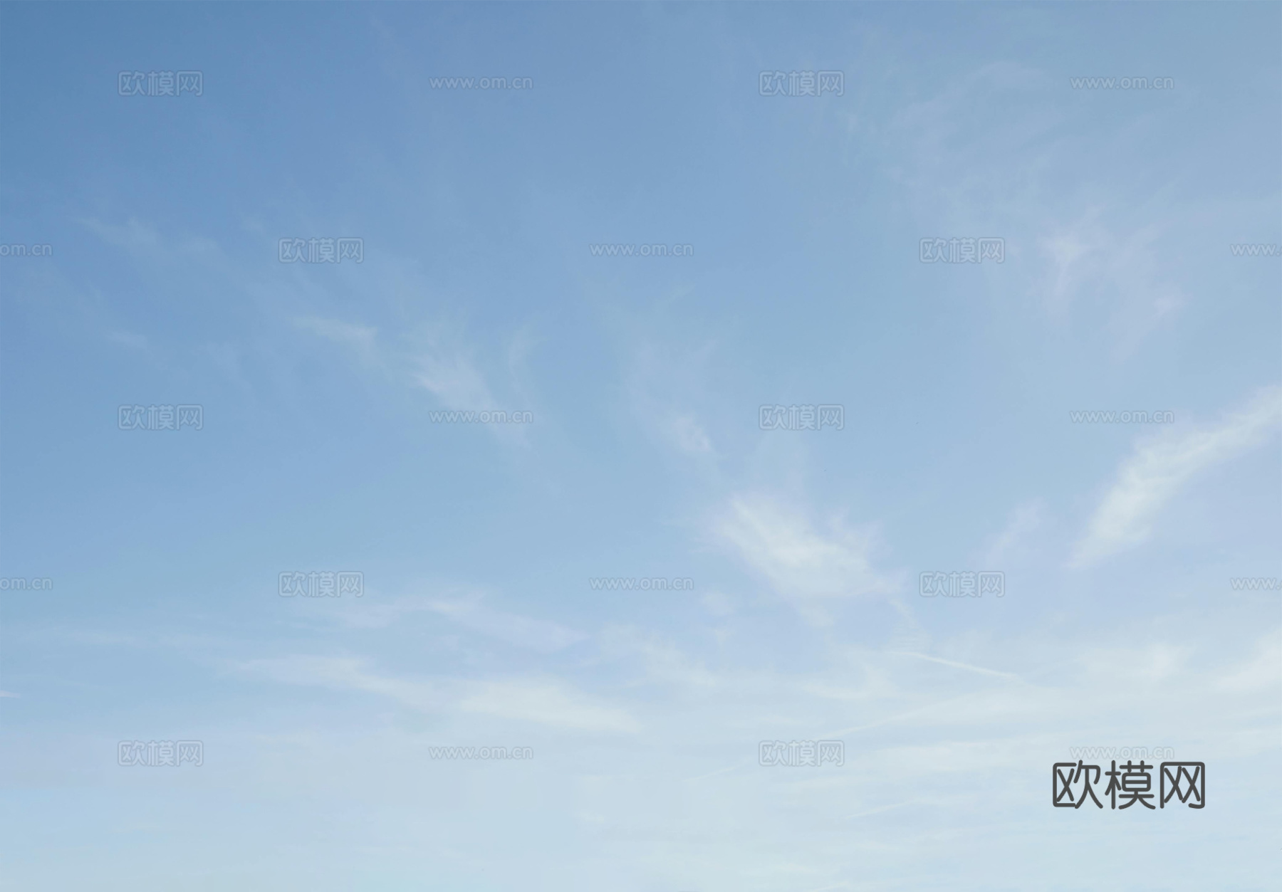 天空外景_白天天空_干净通透的晴天