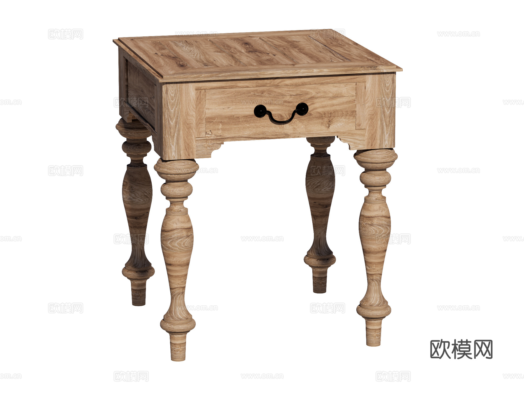 床头柜装饰柜角几边几su模型