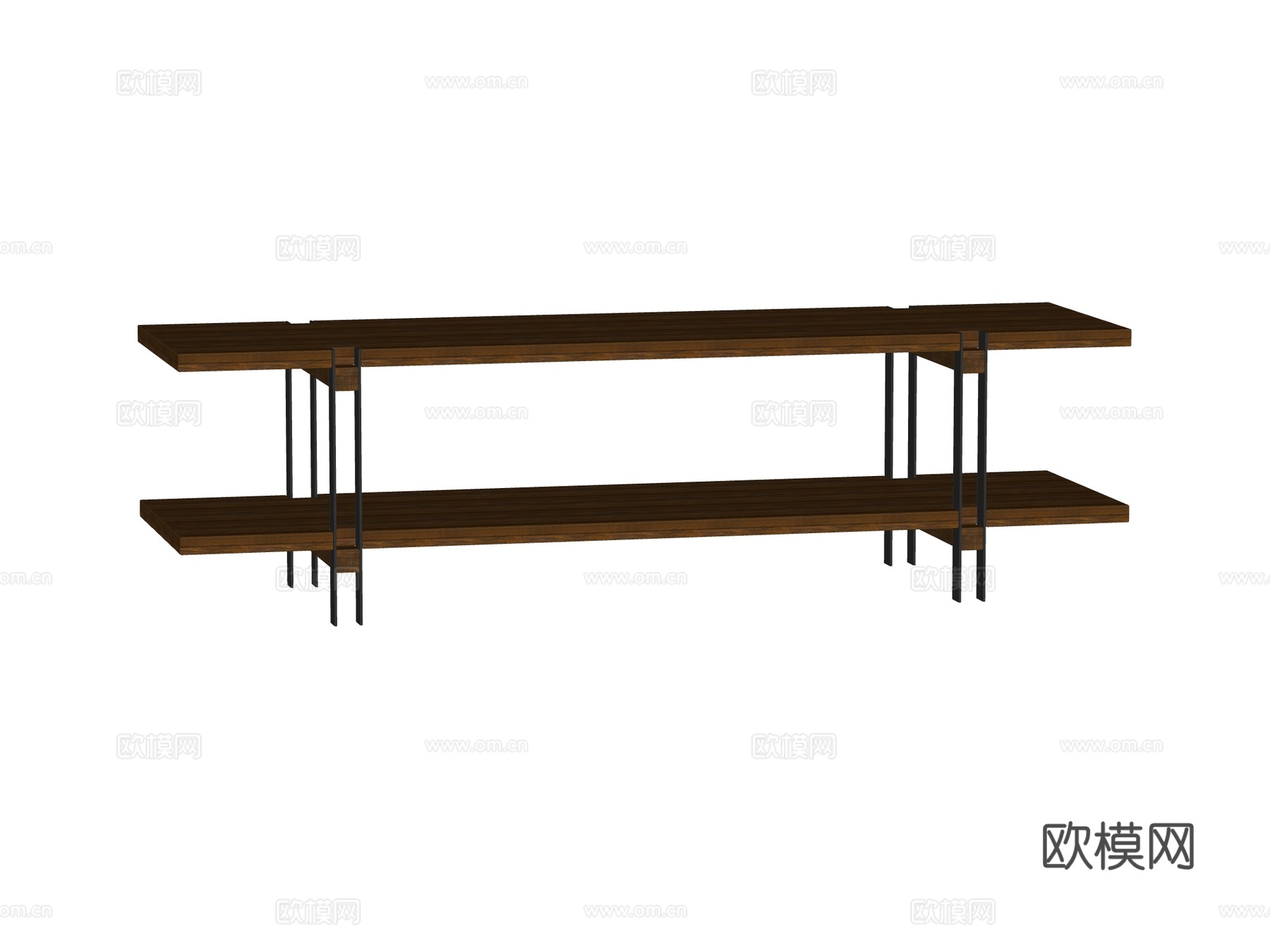 现代端景台案台条案su模型