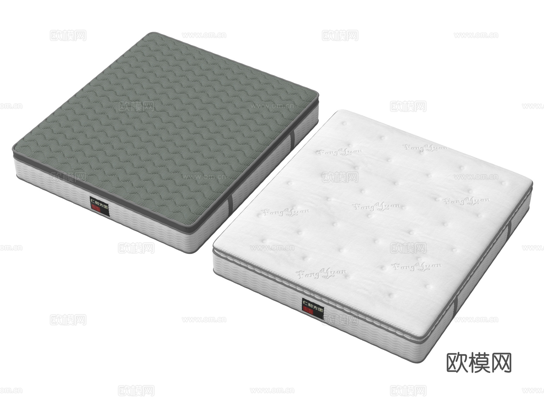 现代床垫 床品 席梦思su模型