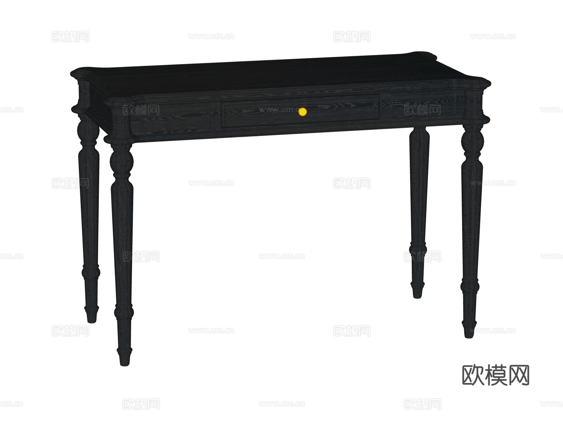 中古端景台案台条案su模型