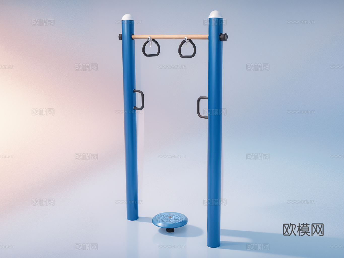 健身器材su模型