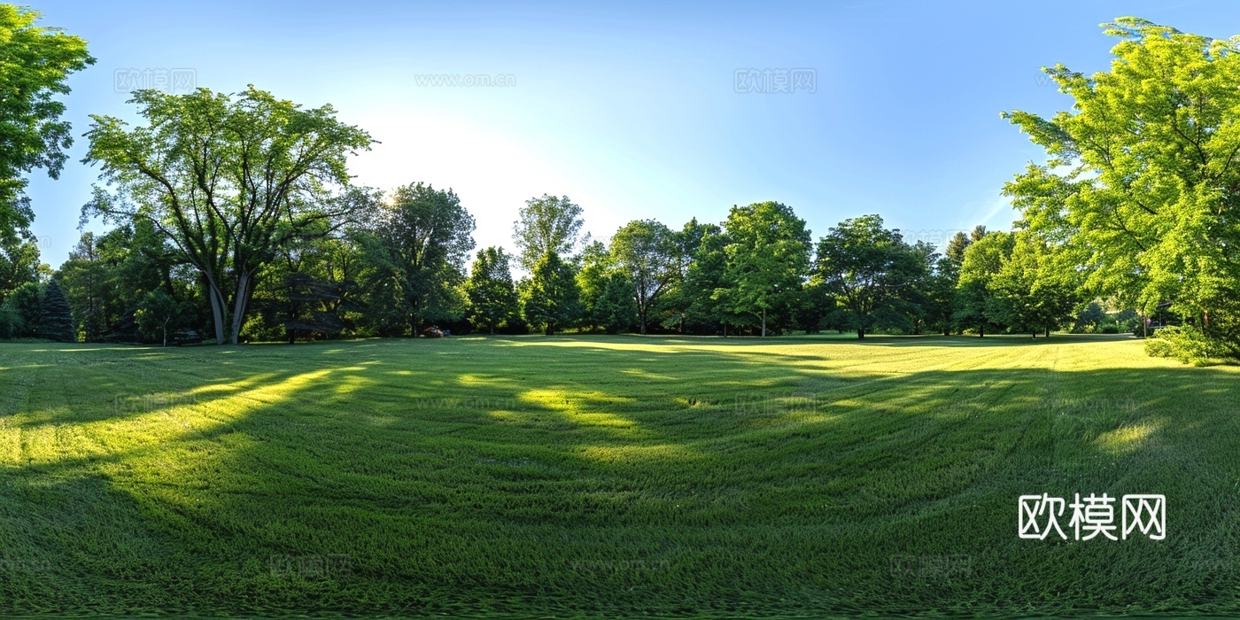 现代户外天空全景