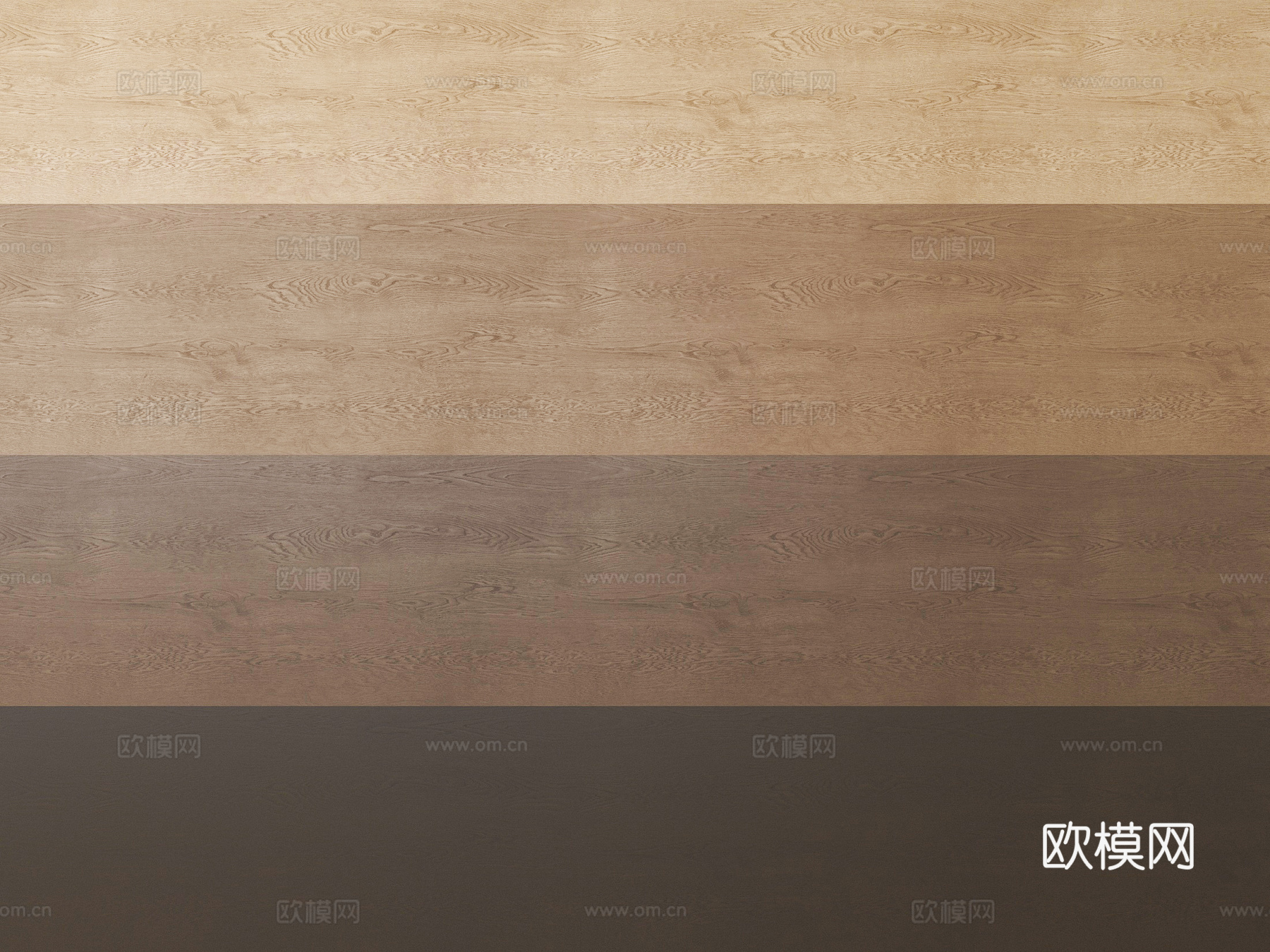 现代木饰面 桦木板 海洋板 护墙板su模型