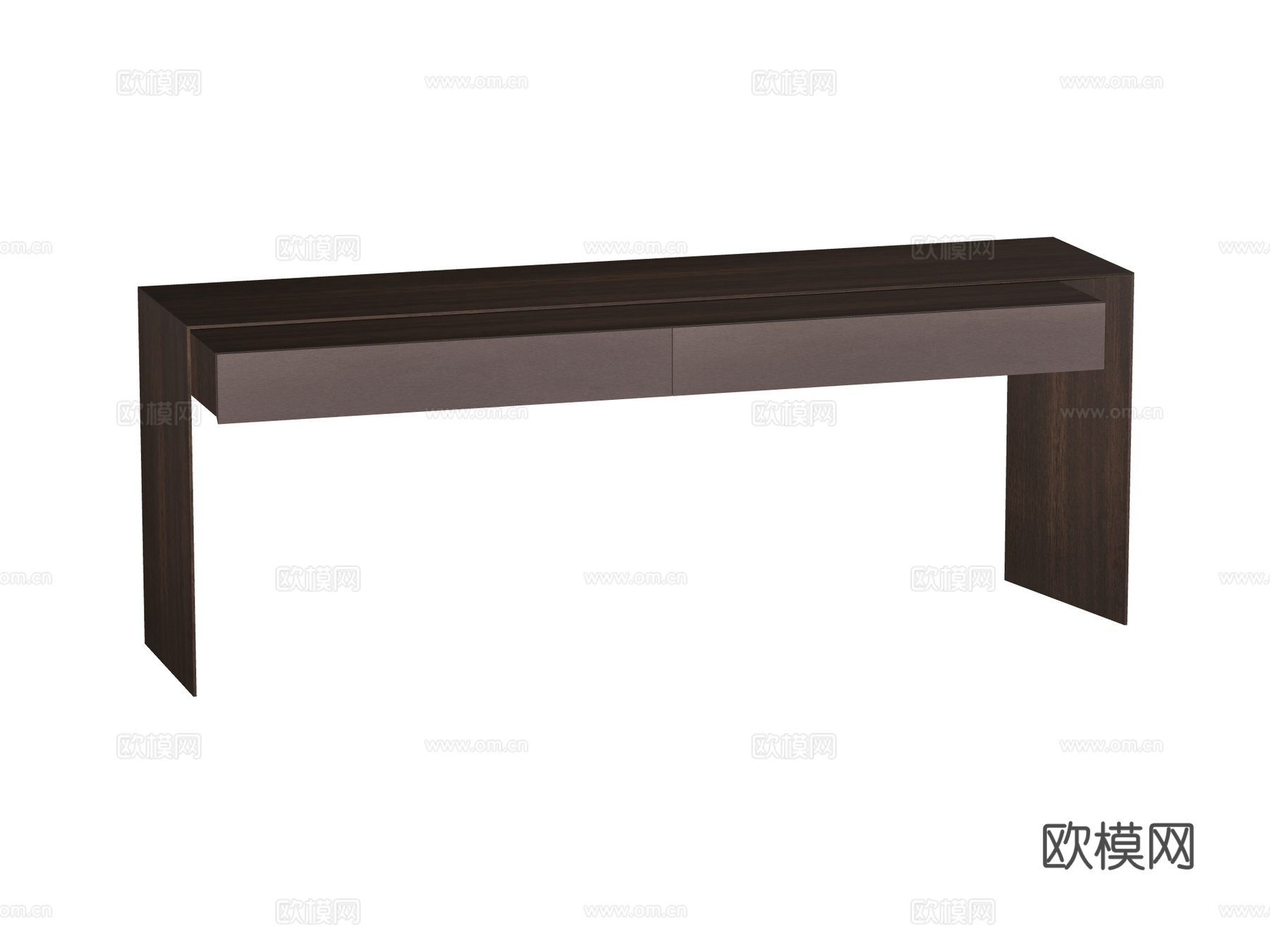 现代端景台案台条案su模型