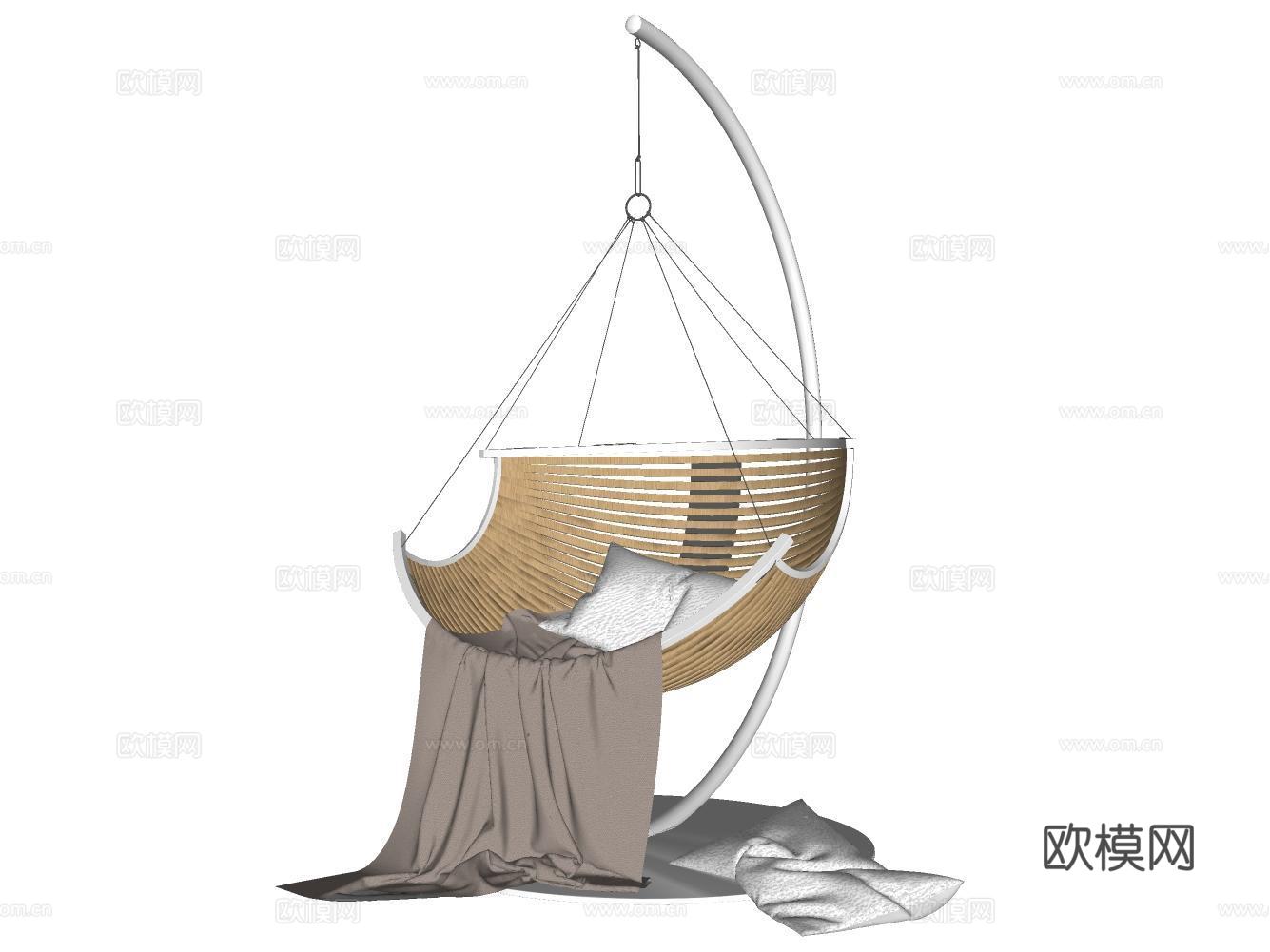 吊椅su模型