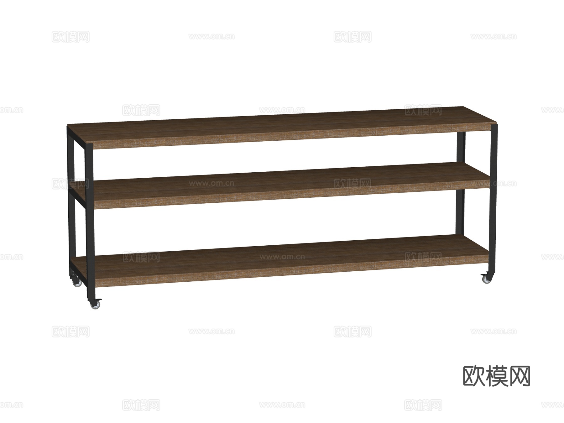 现代端景台案台条案su模型