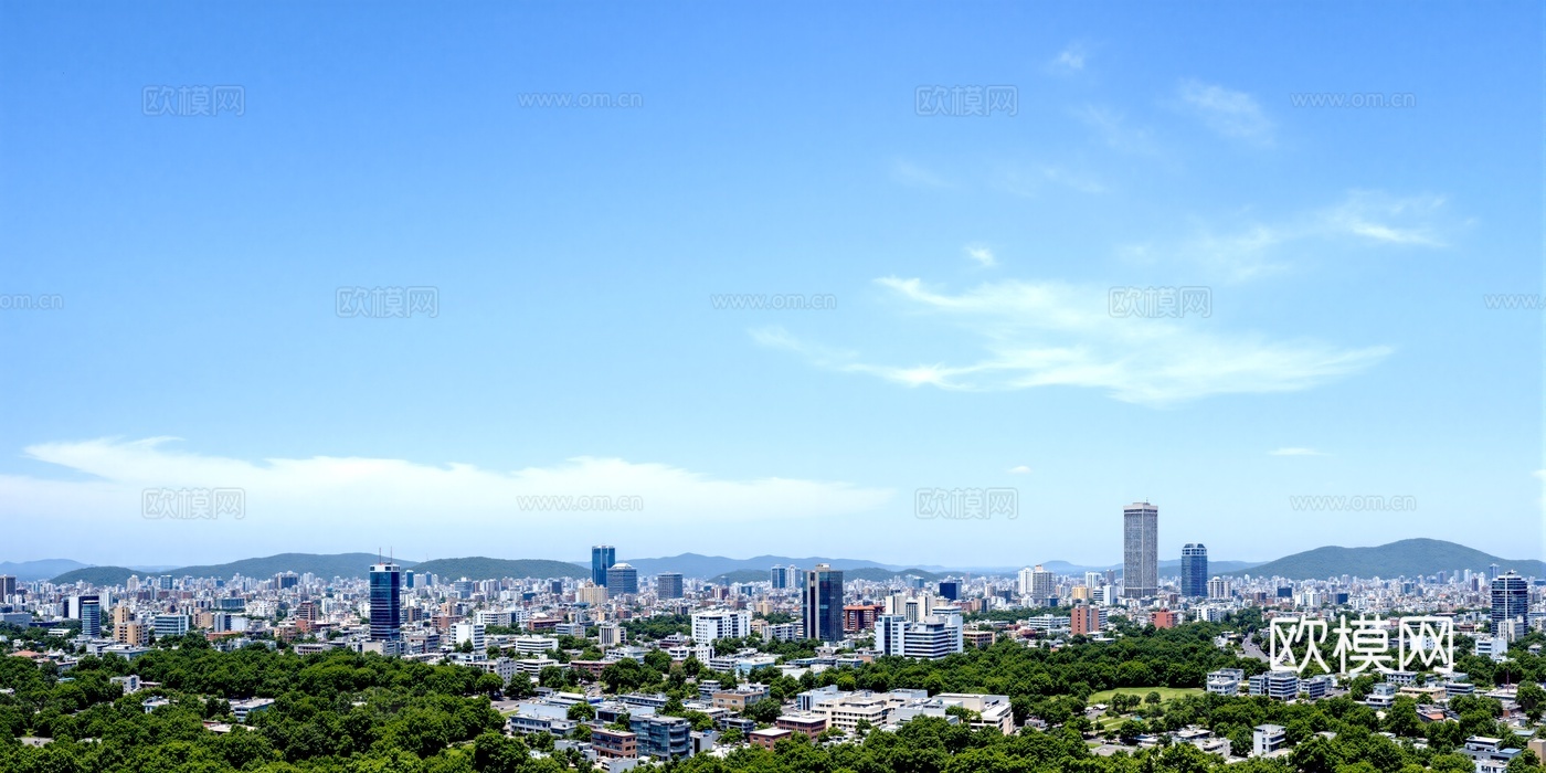 现代户外_城市白天外景