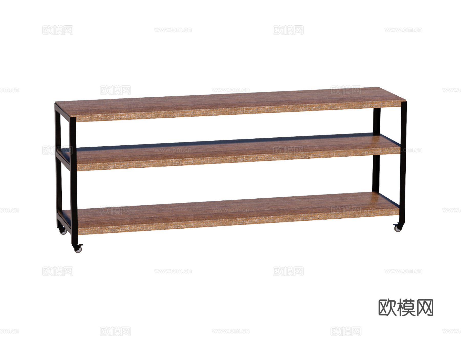 现代端景台案台条案su模型