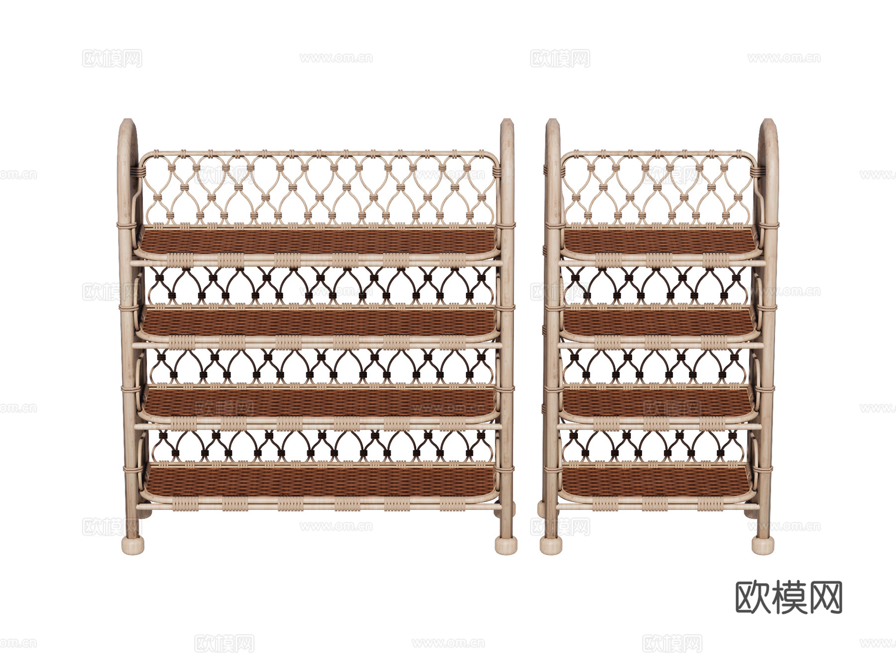置物架装饰架su模型