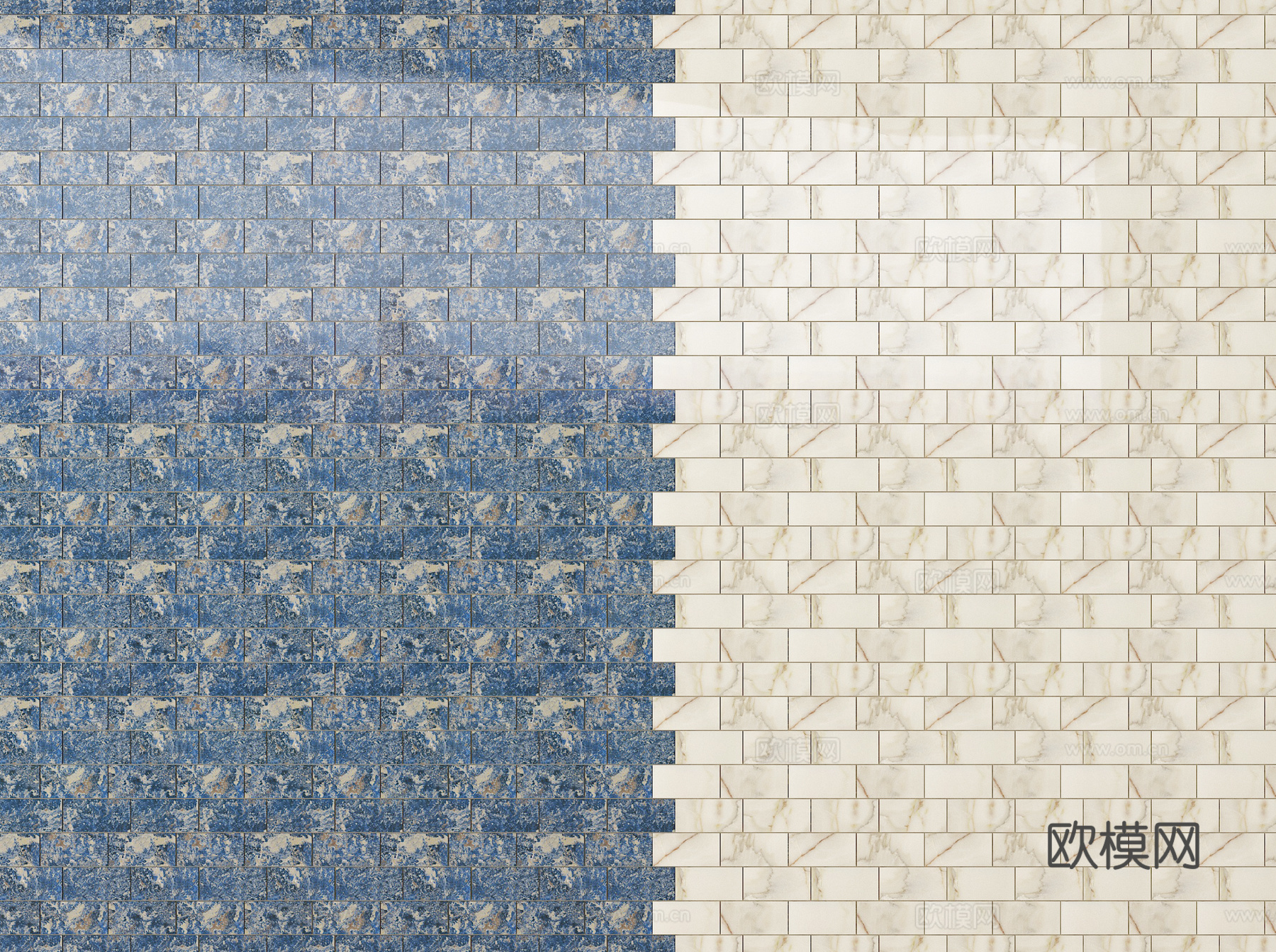 现代石材 砖 造型墙面 电视背景墙su模型