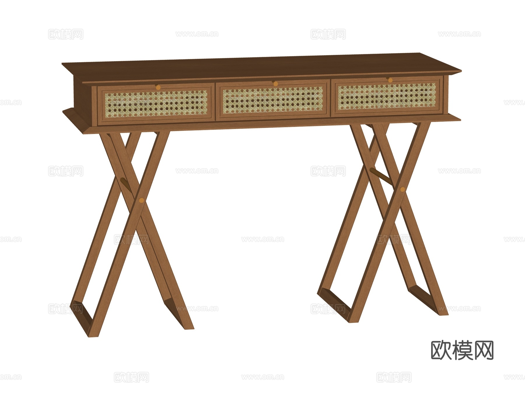 中古端景台案台条案su模型