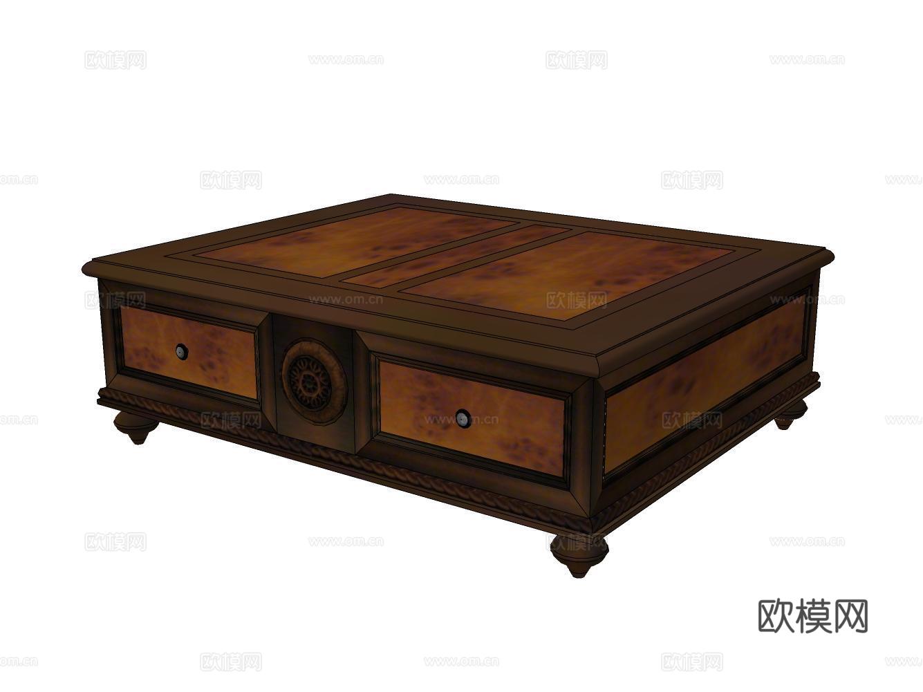 茶几su模型下载（渲染图2）