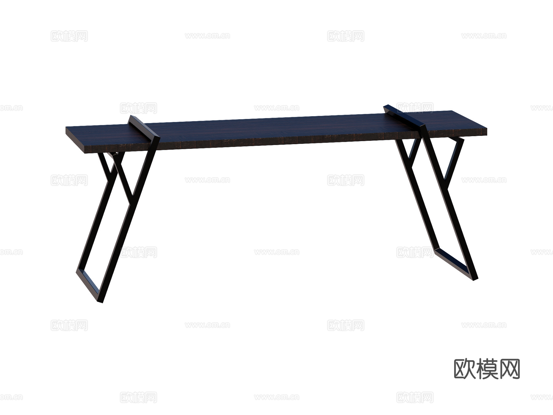 现代端景台案台条案su模型