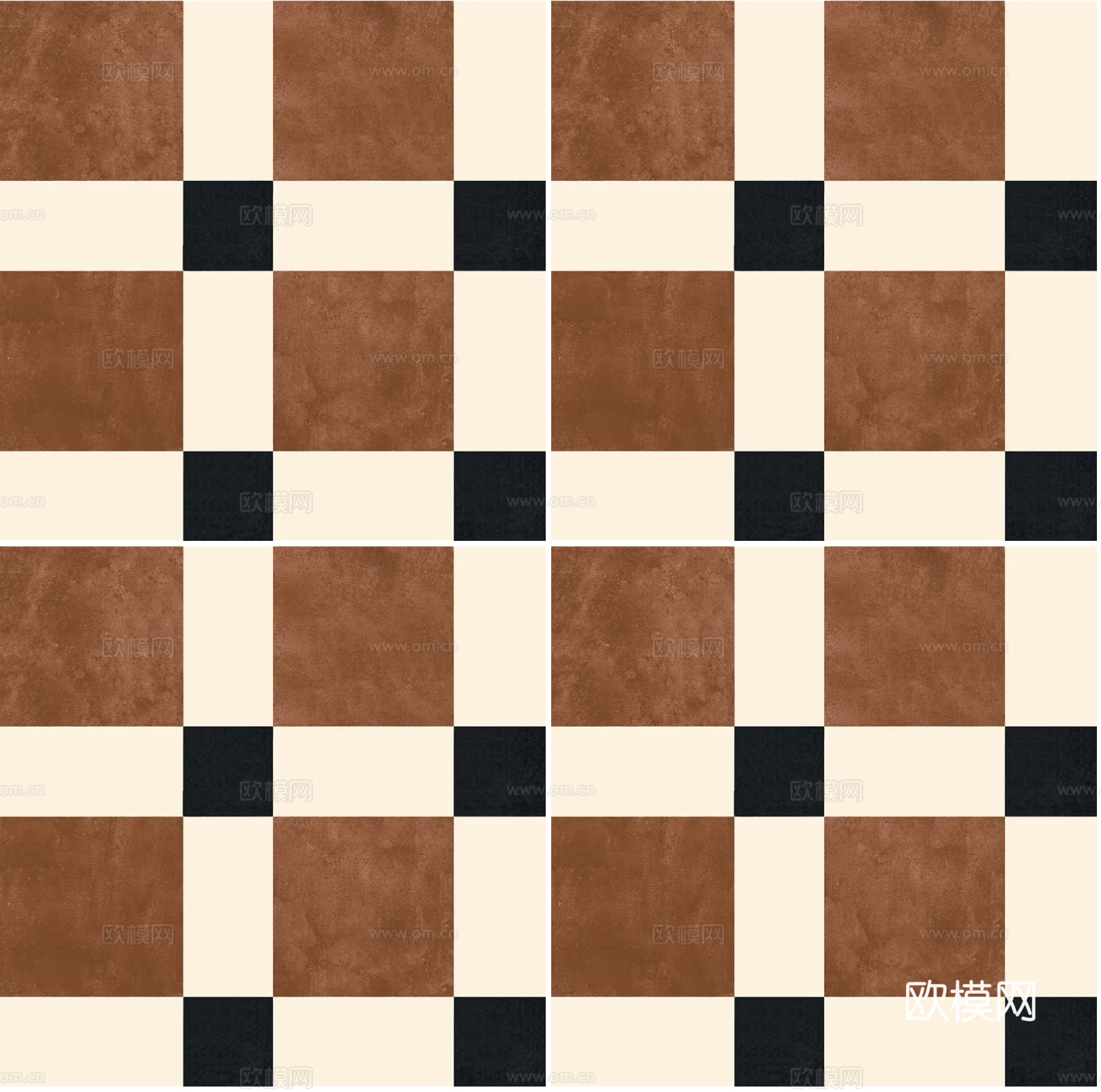 法式中古花纹砖_几何花纹砖