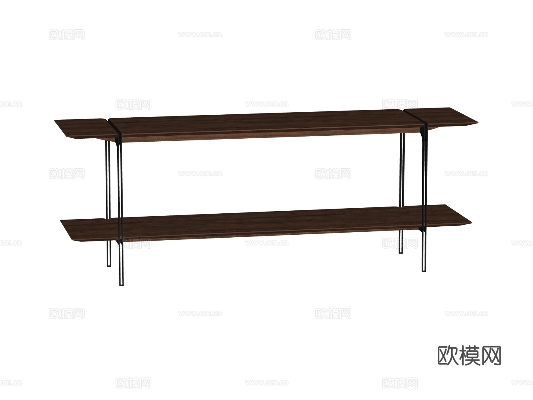 现代端景台案台条案su模型