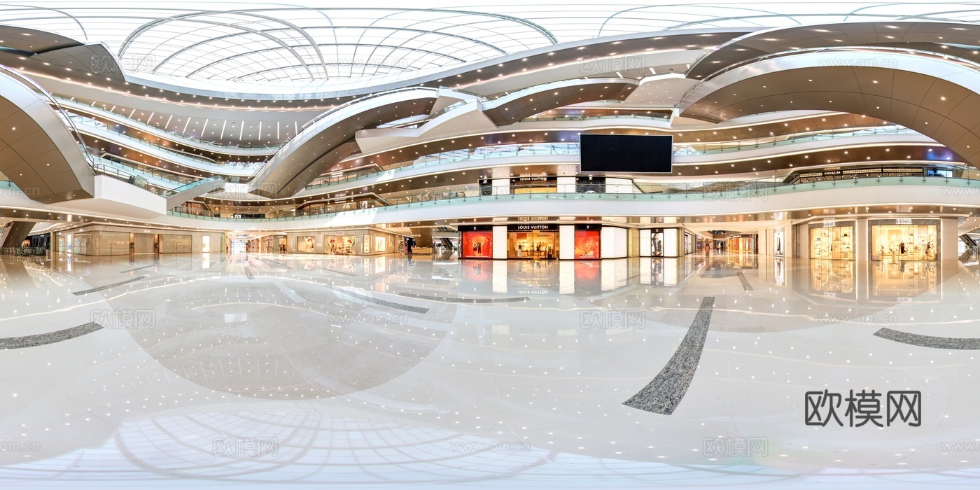 现代城市商场店铺空间