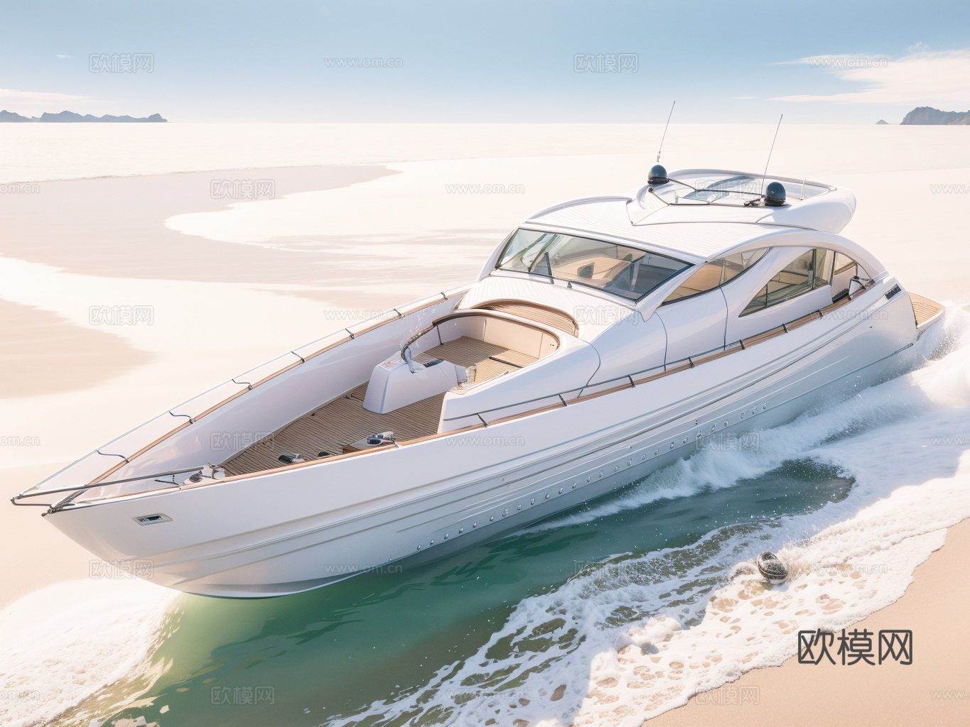 游艇su模型