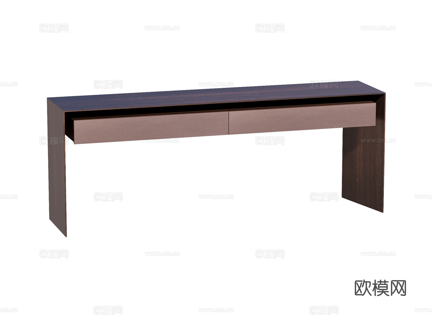 现代端景台案台条案su模型