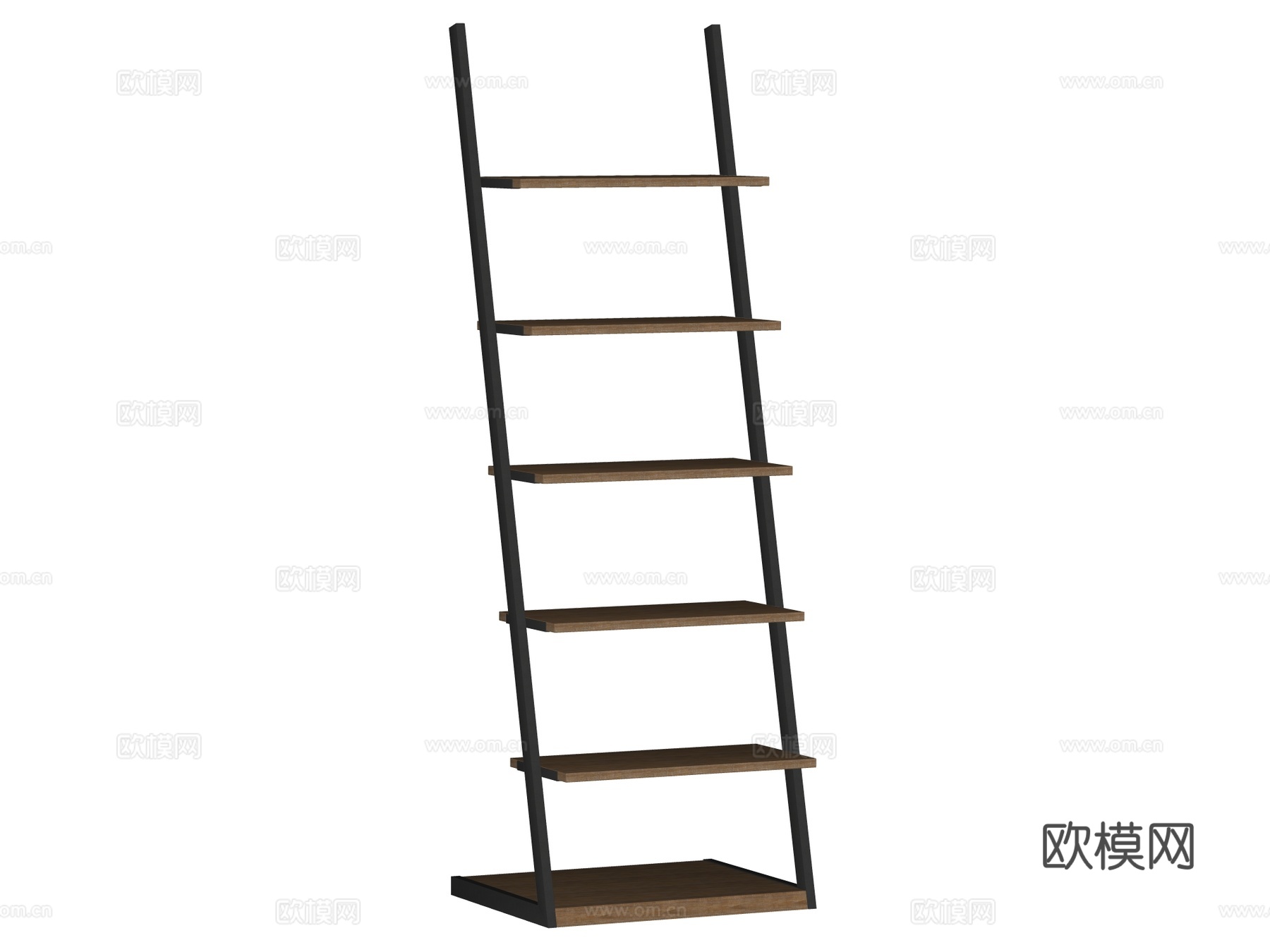 现代置物架装饰架su模型