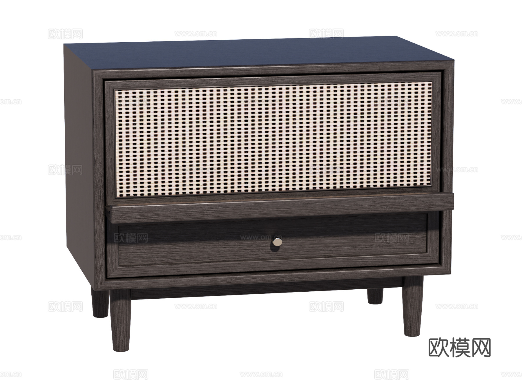 中古床头柜装饰柜角几边几su模型