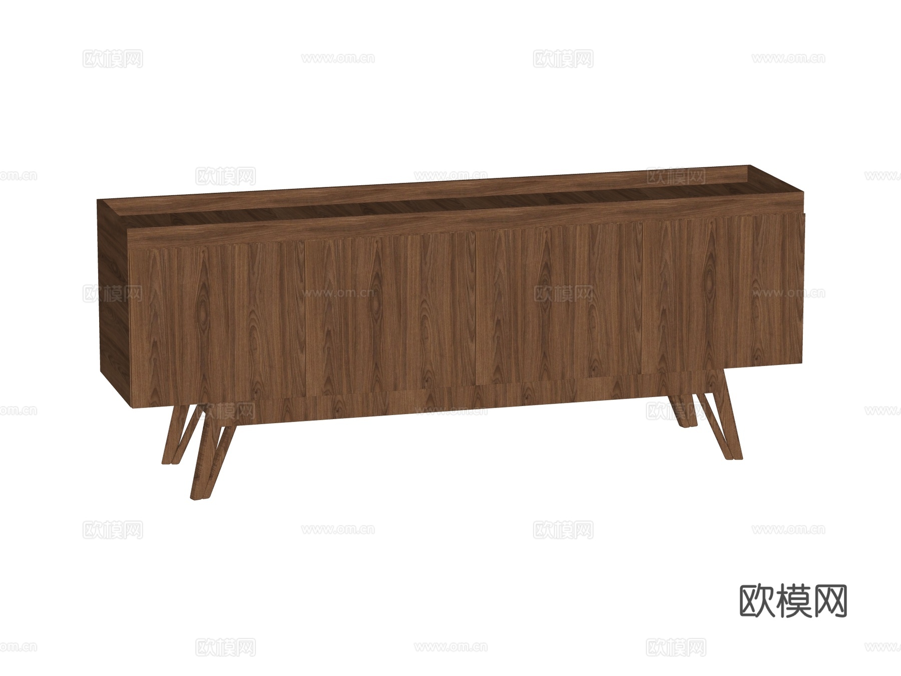 中古电视柜装饰柜su模型