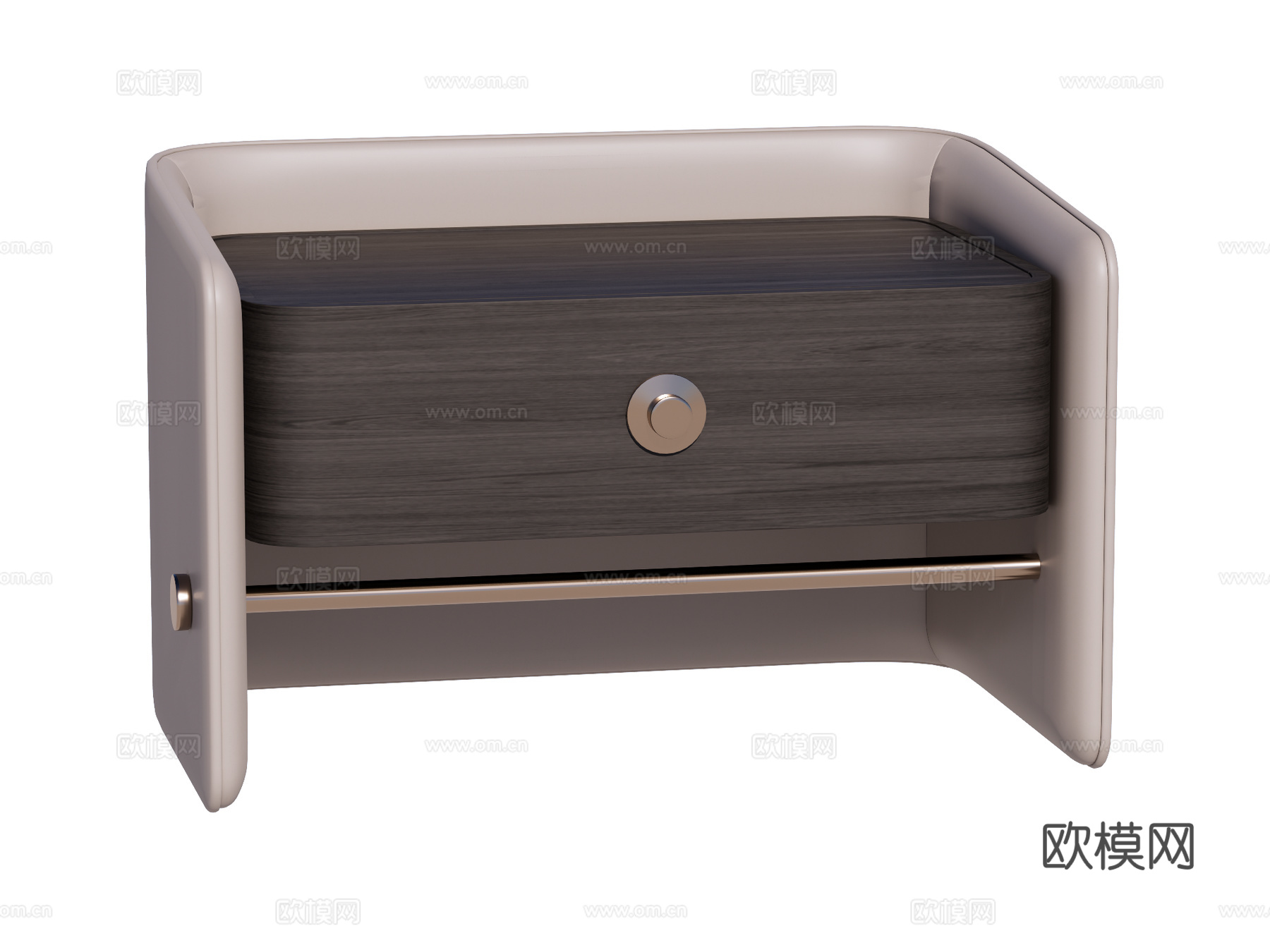 现代床头柜装饰柜角几边几su模型