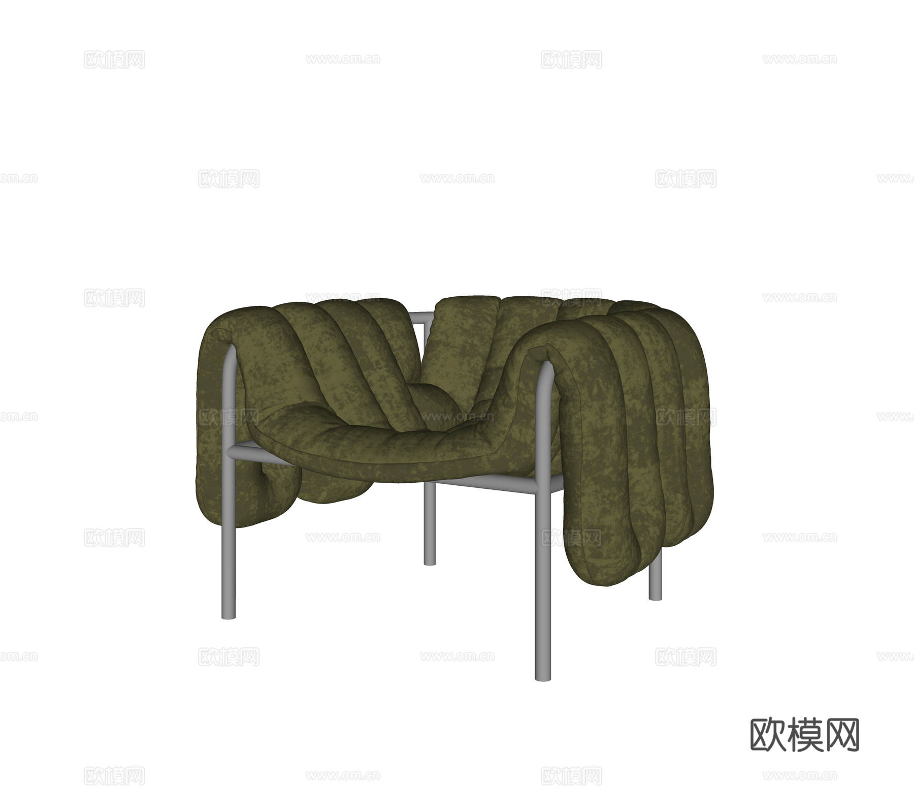 意式简约休闲椅su模型