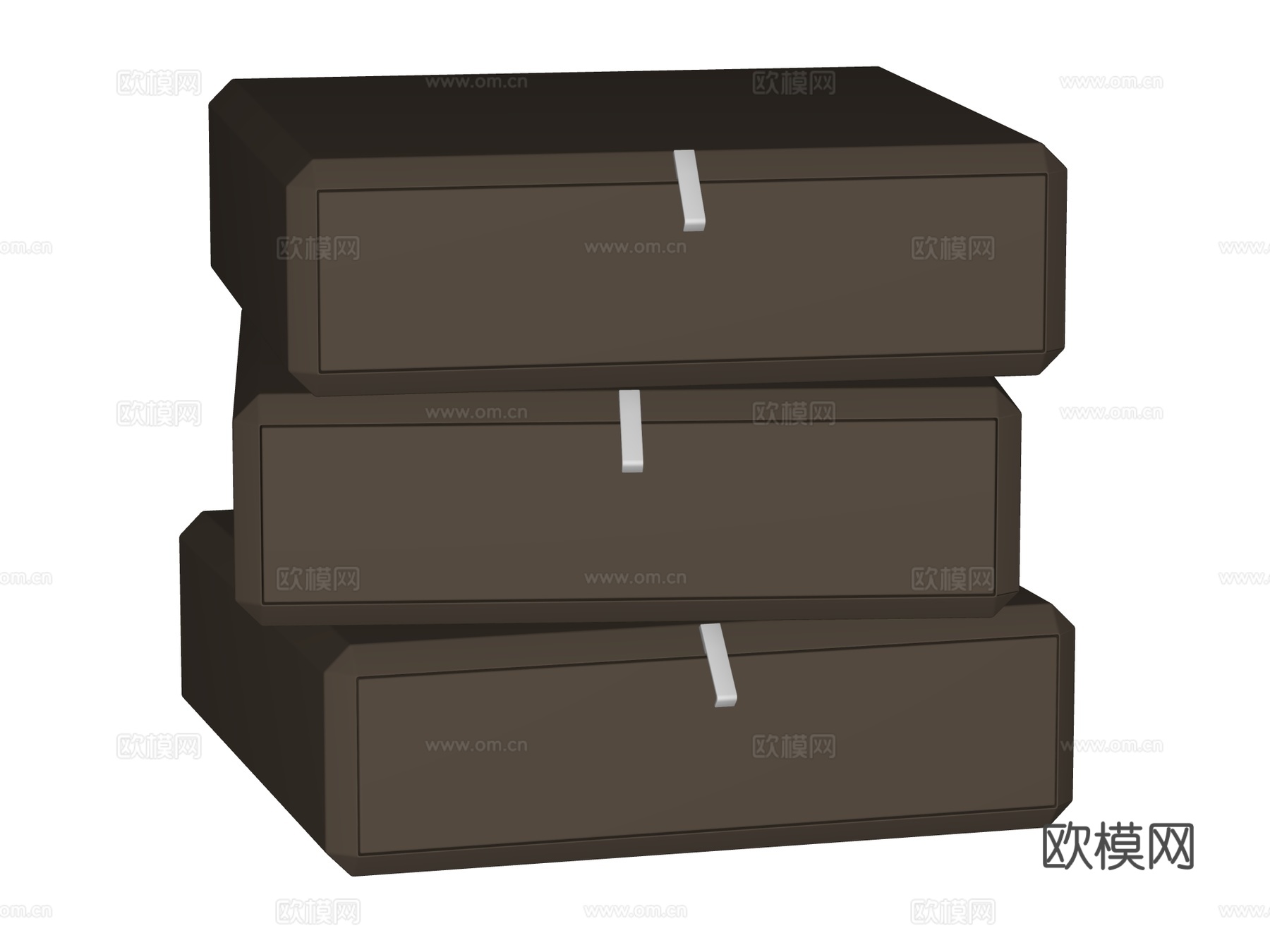 现代床头柜装饰柜角几边几su模型