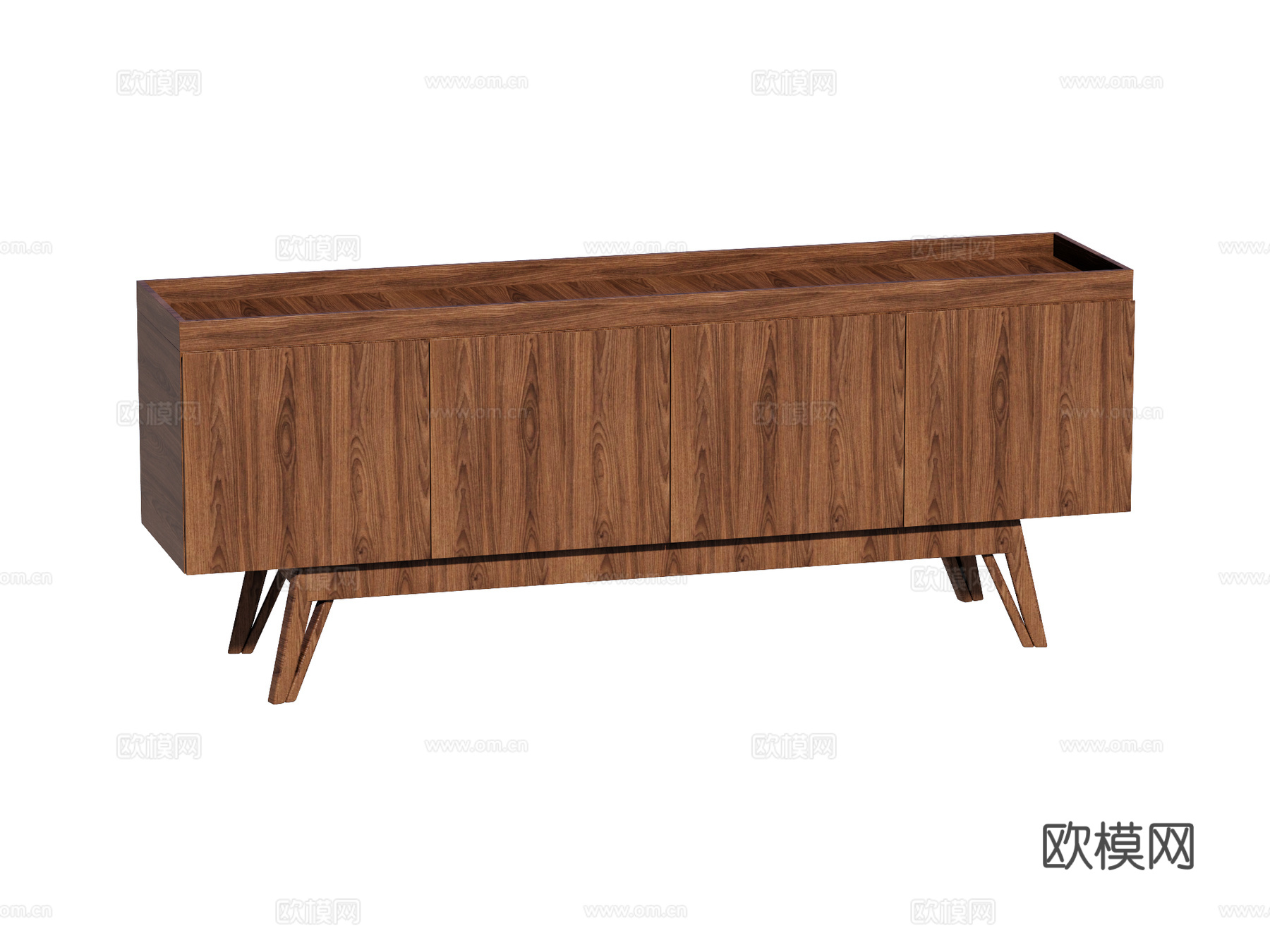 中古电视柜装饰柜su模型