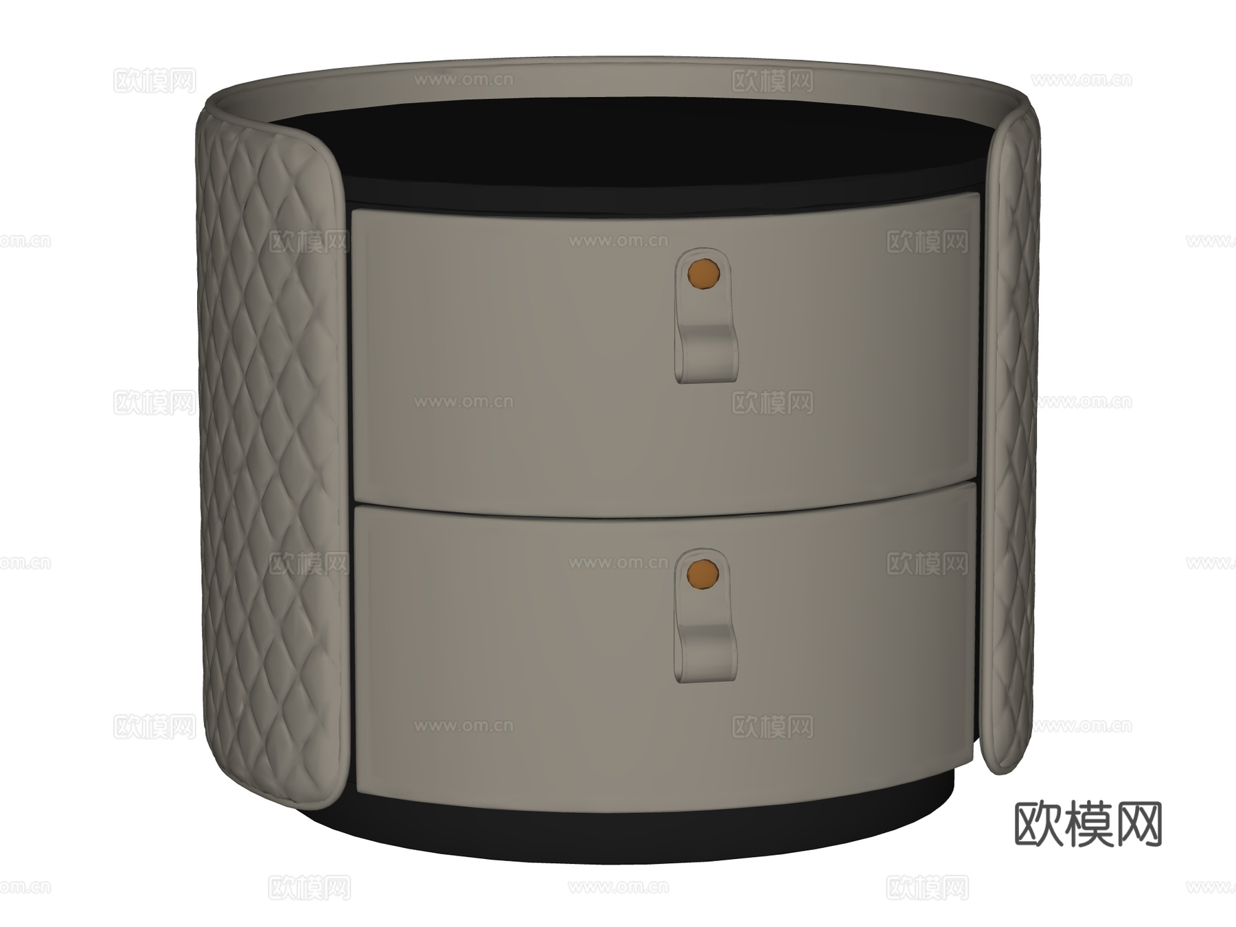 现代床头柜装饰柜角几边几su模型