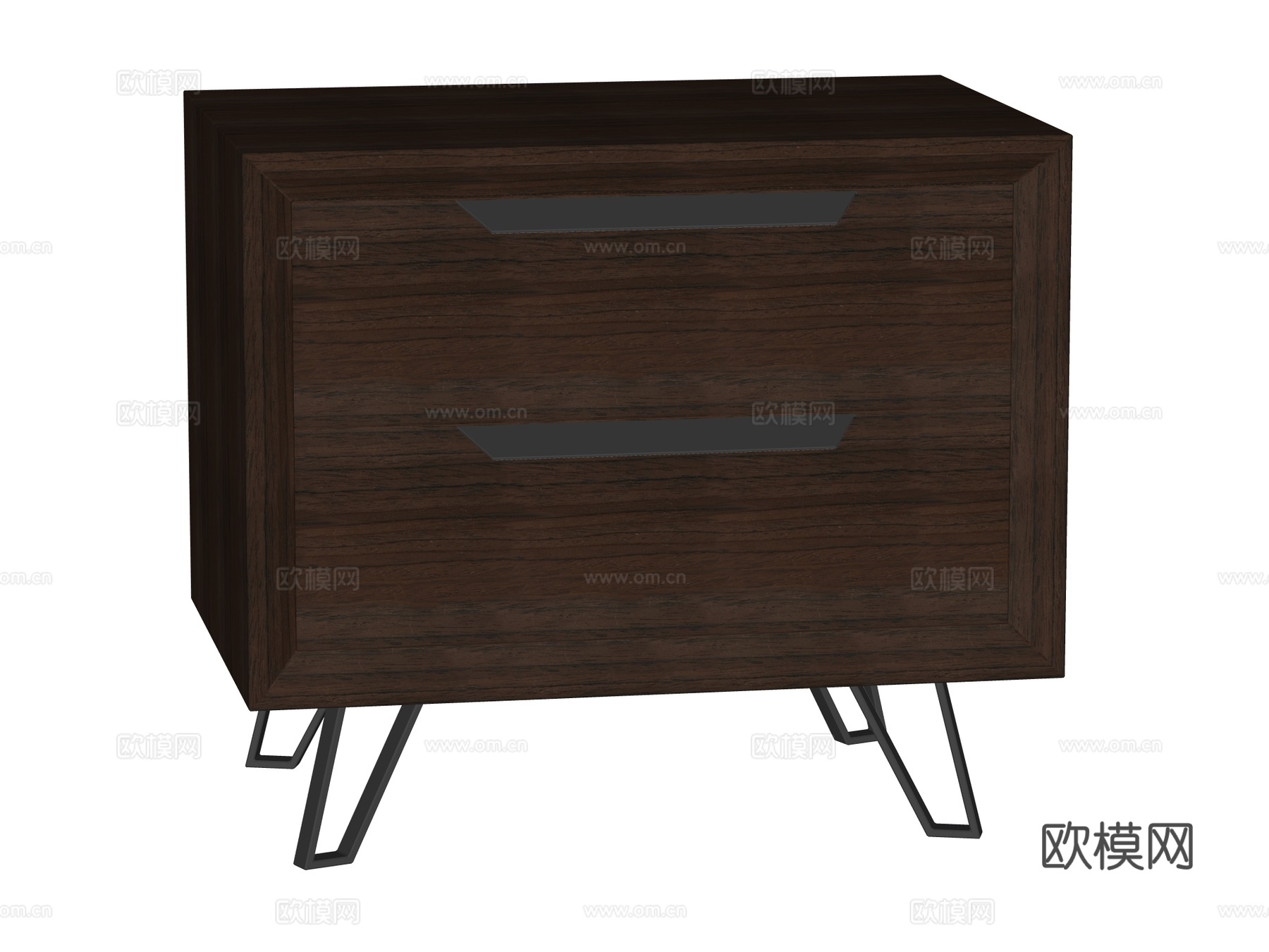 现代床头柜装饰柜角几边几su模型