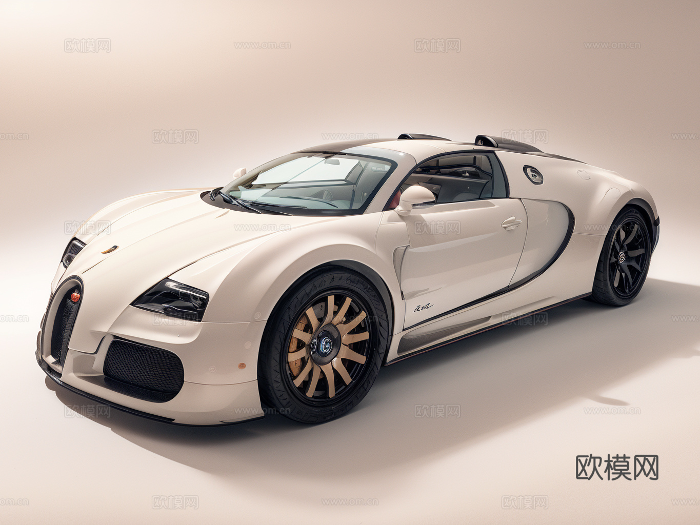 跑车su模型下载（渲染图1）