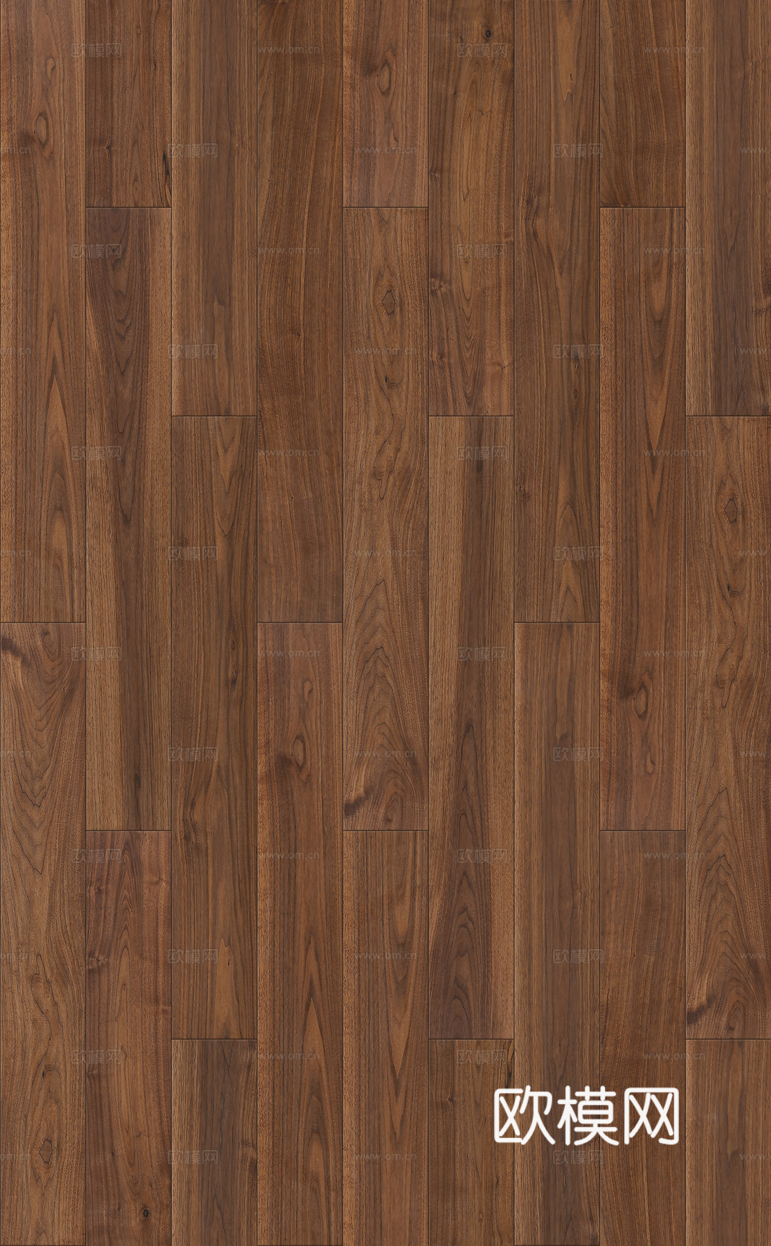 咖棕色错缝木地板