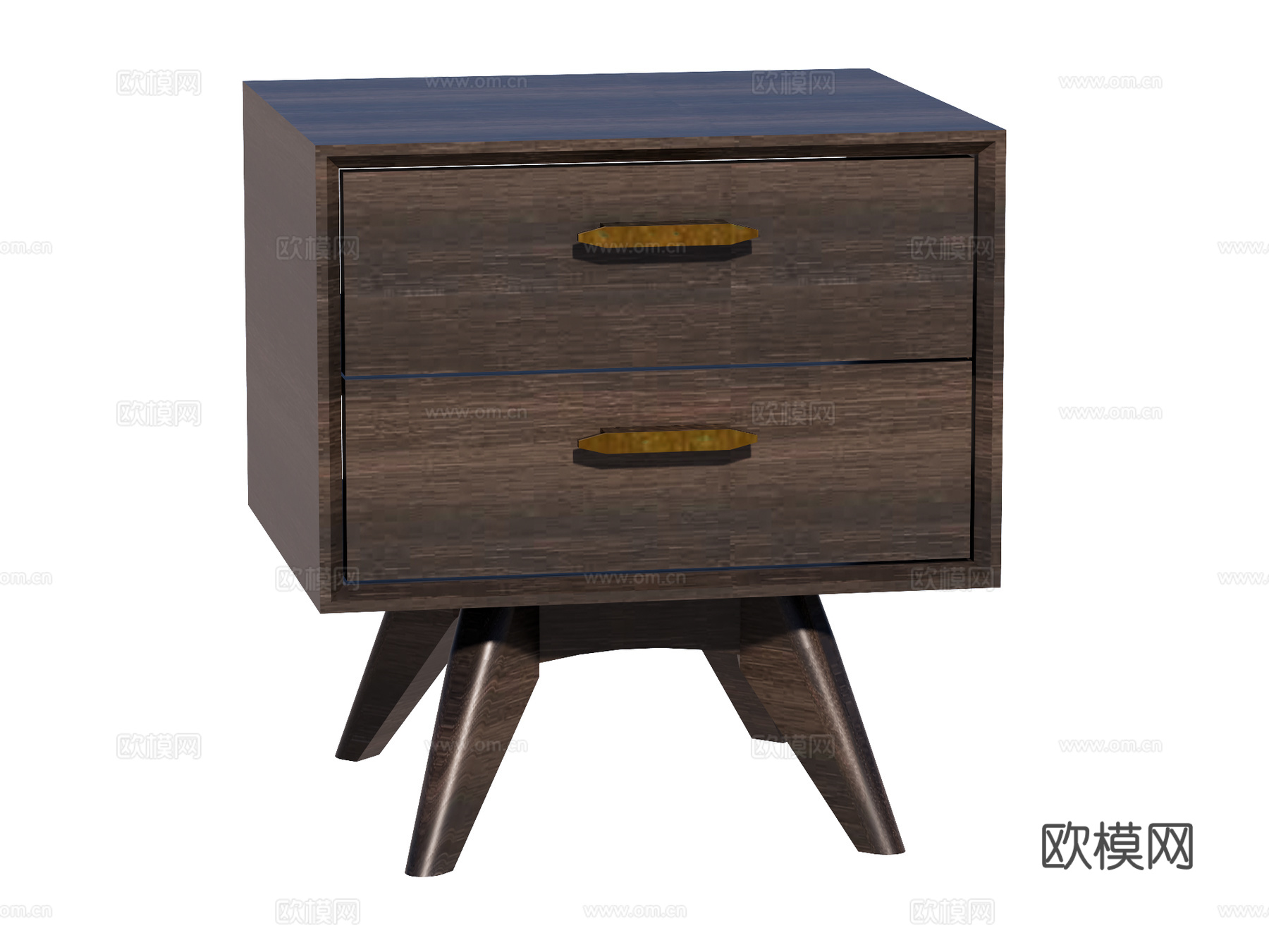 中古床头柜装饰柜角几边几su模型