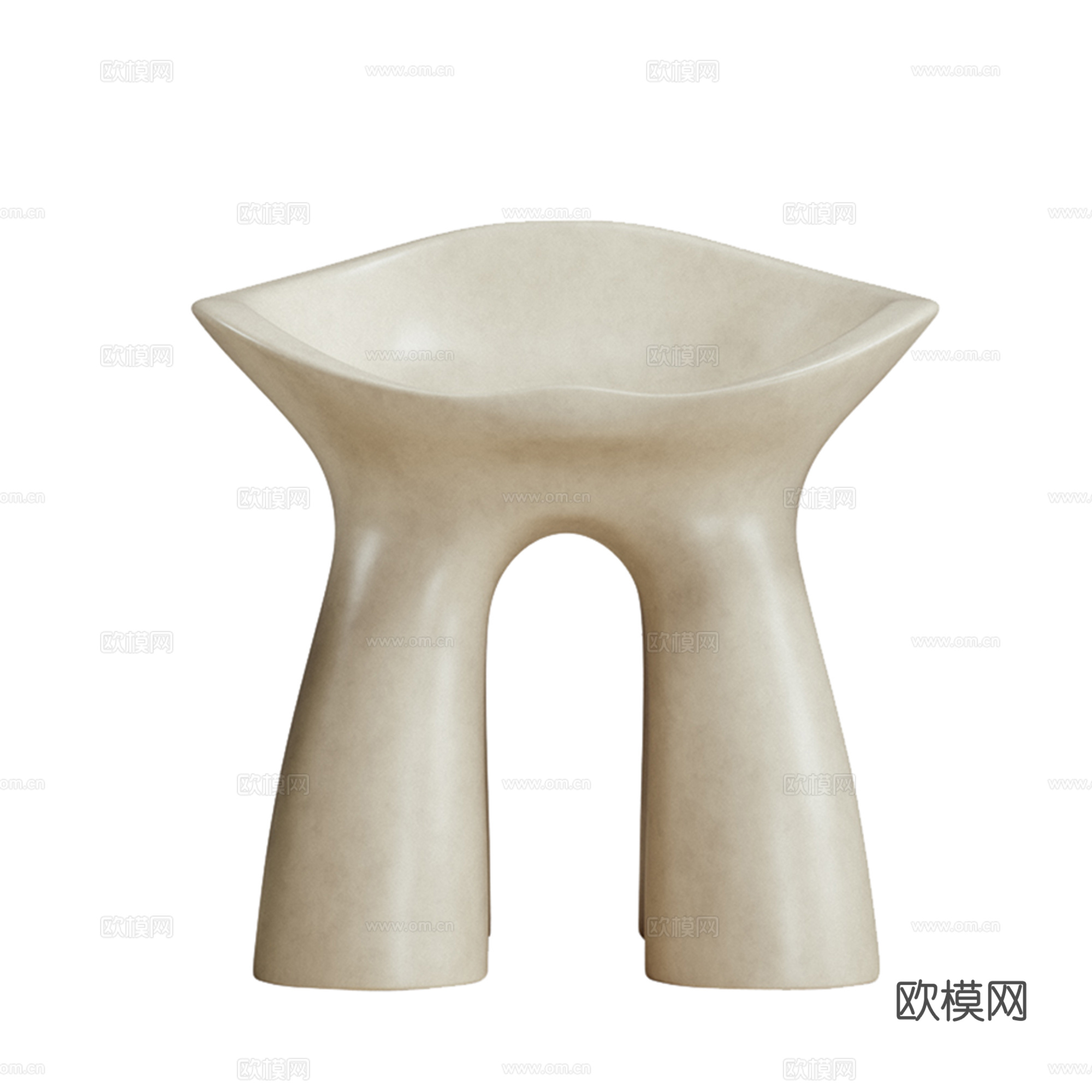 现代异形儿童单椅su模型