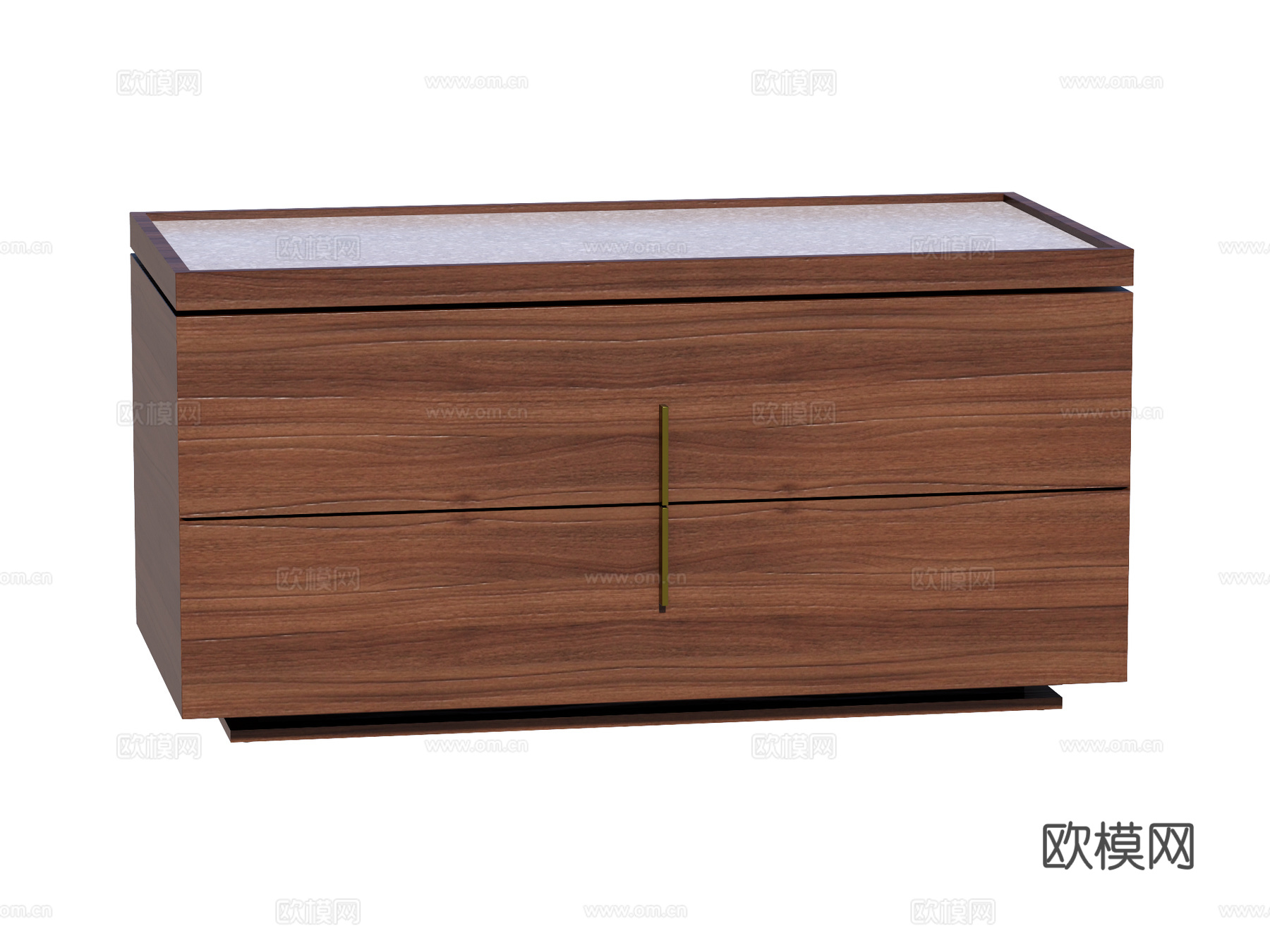 现代床头柜装饰柜角几边几su模型