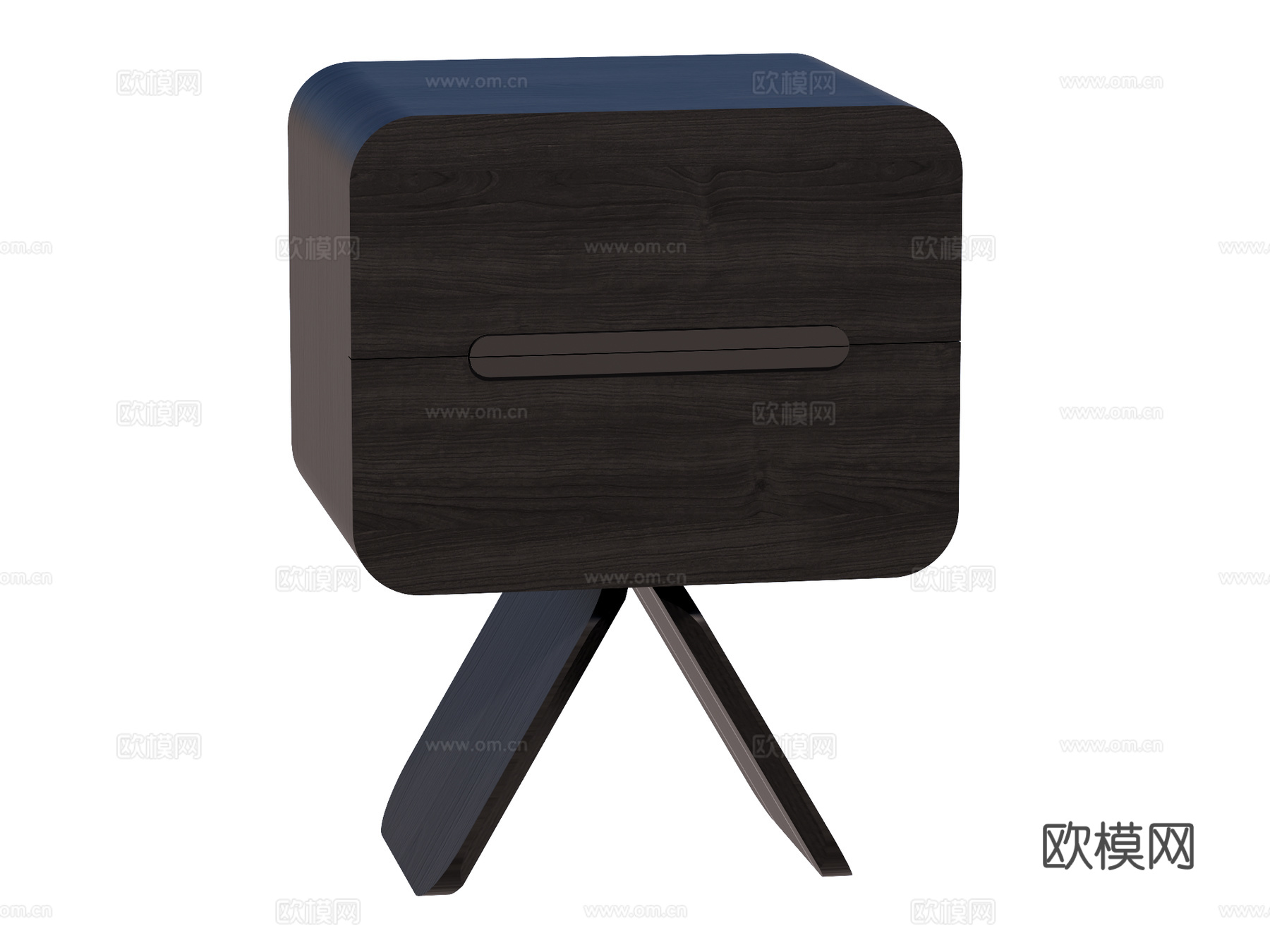 现代床头柜装饰柜角几边几su模型