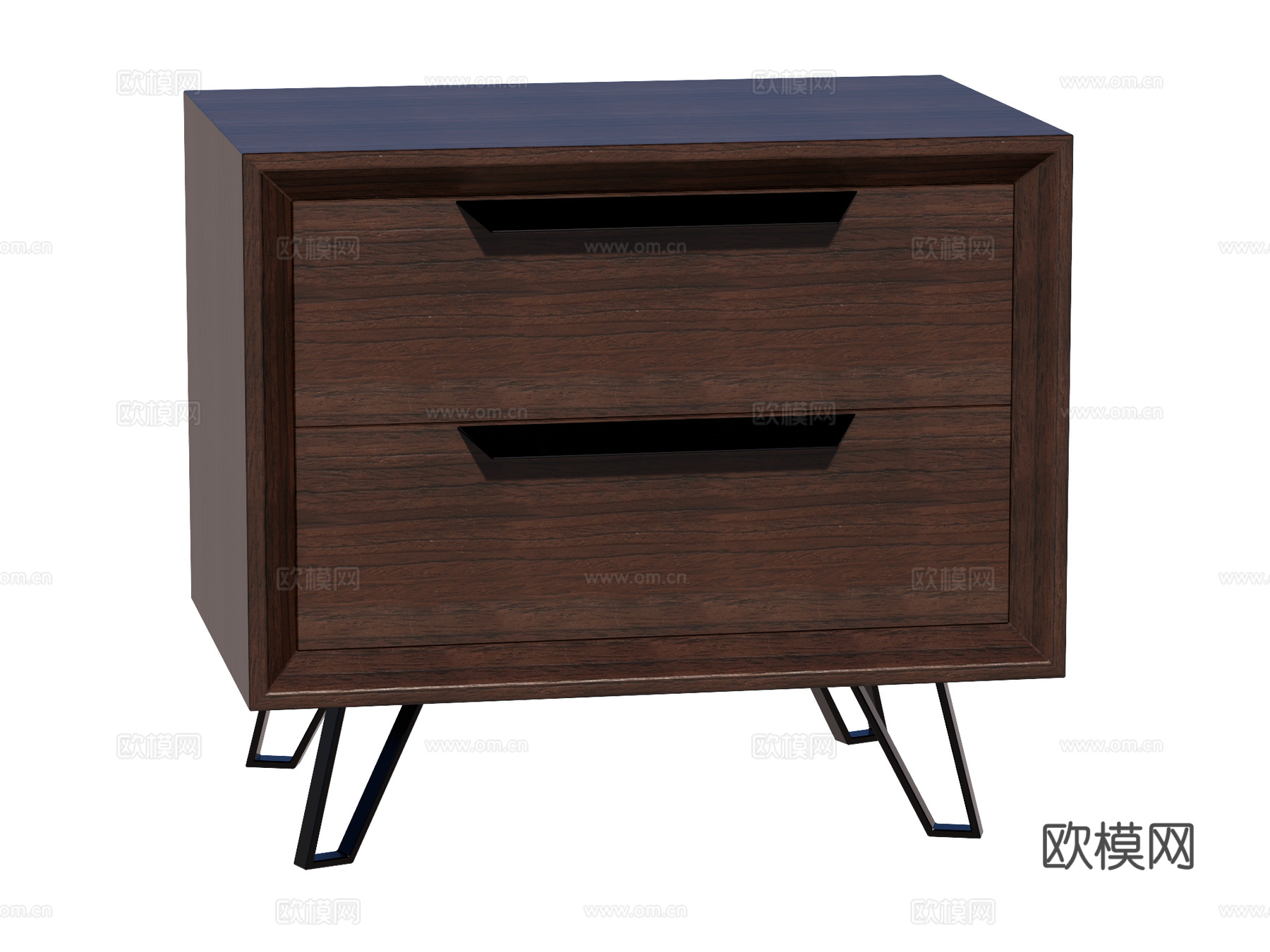 现代床头柜装饰柜角几边几su模型