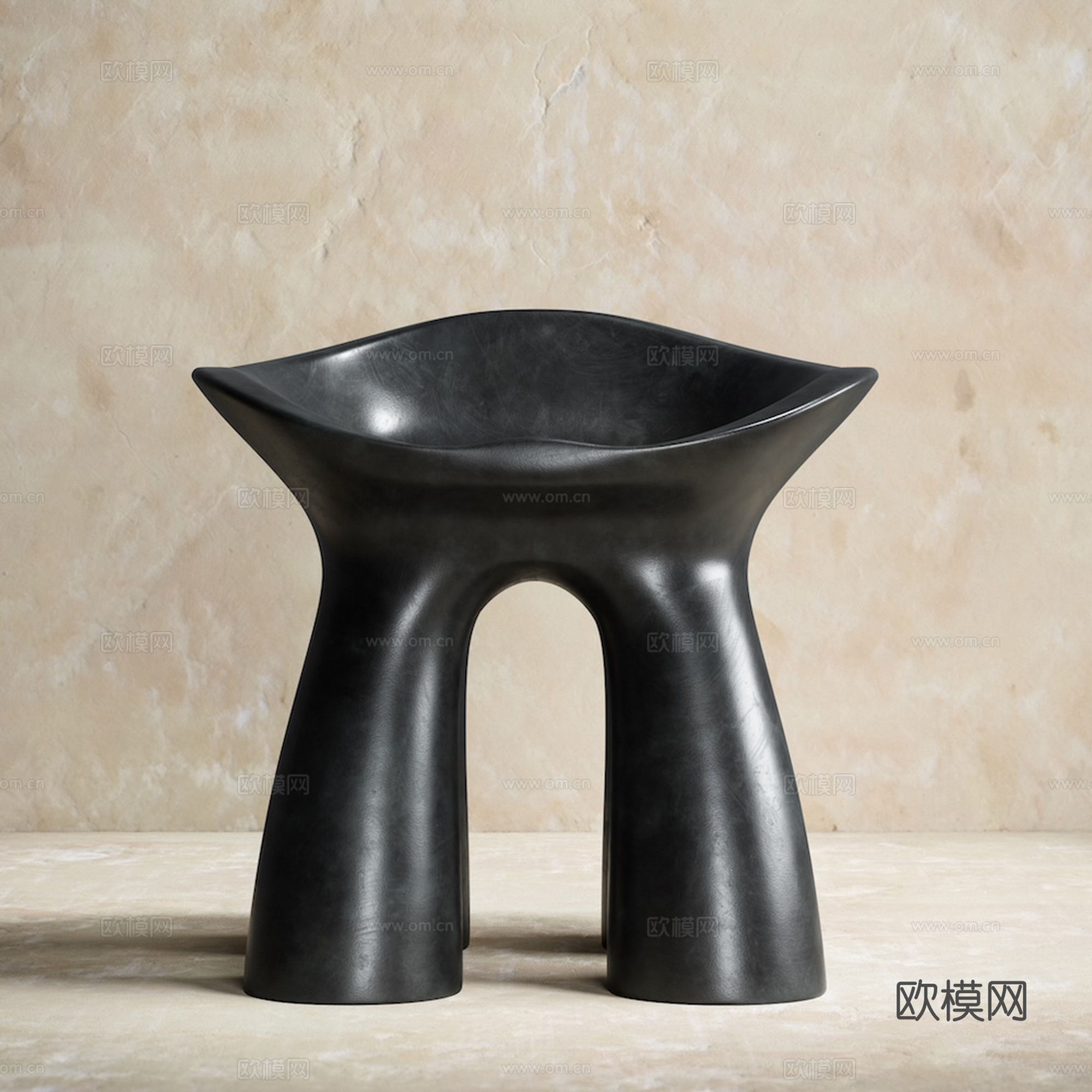 现代异形儿童单椅su模型