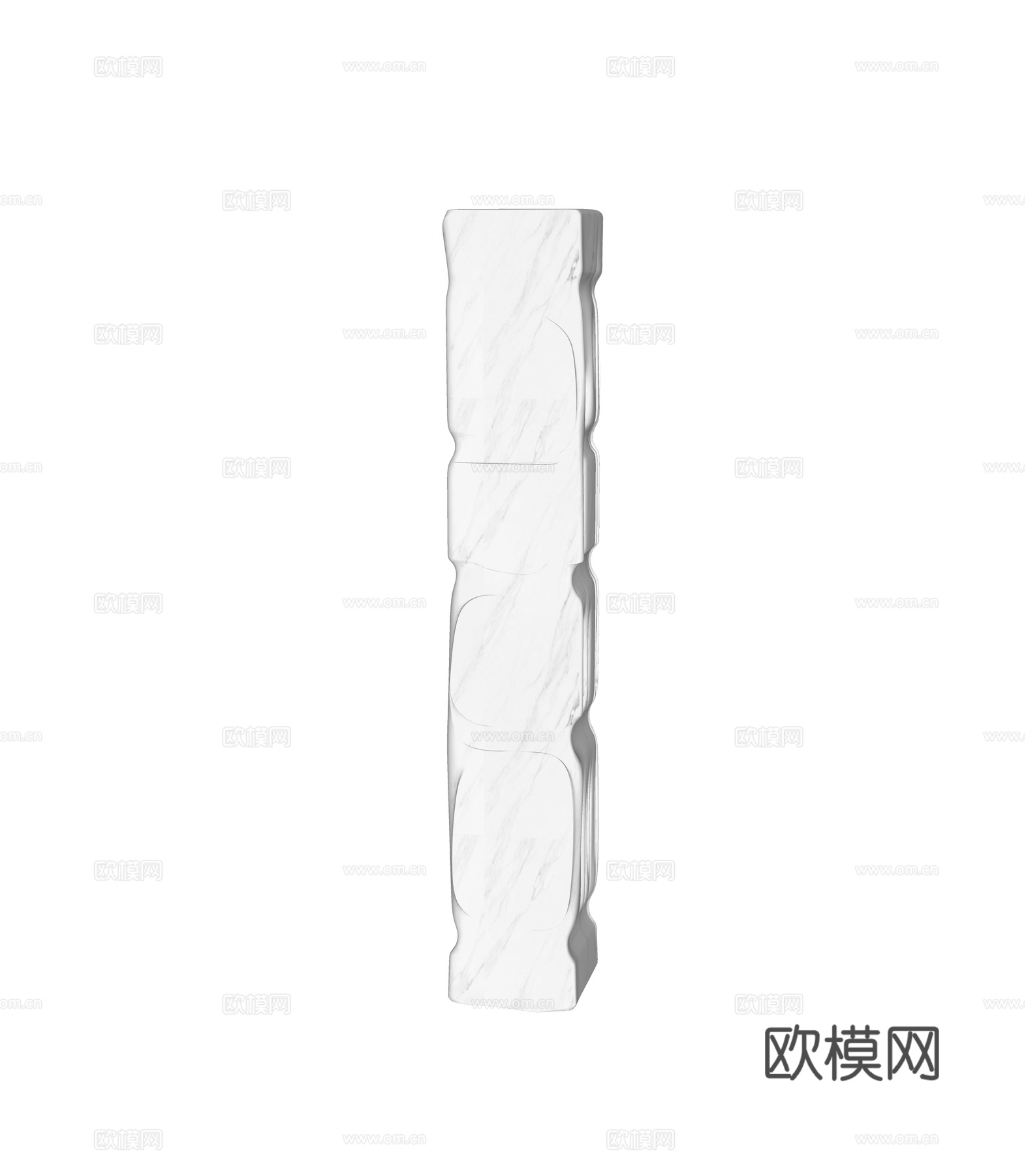 石材雕塑摆件su模型